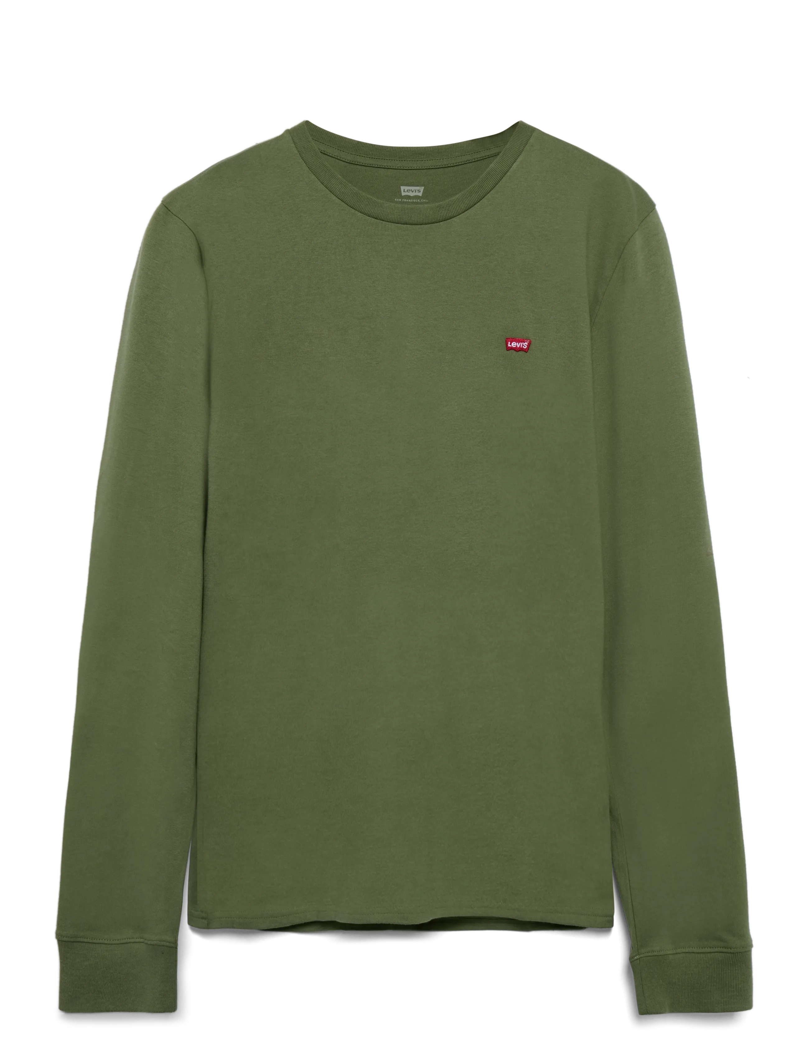 Levi's® - LS ORIGINAL HM TEE BLUISH OLIV - greens - 1