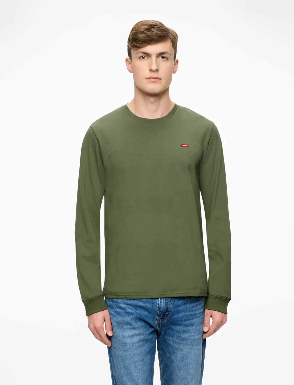 Levi's® - LS ORIGINAL HM TEE BLUISH OLIV - langärmelig - greens - 0