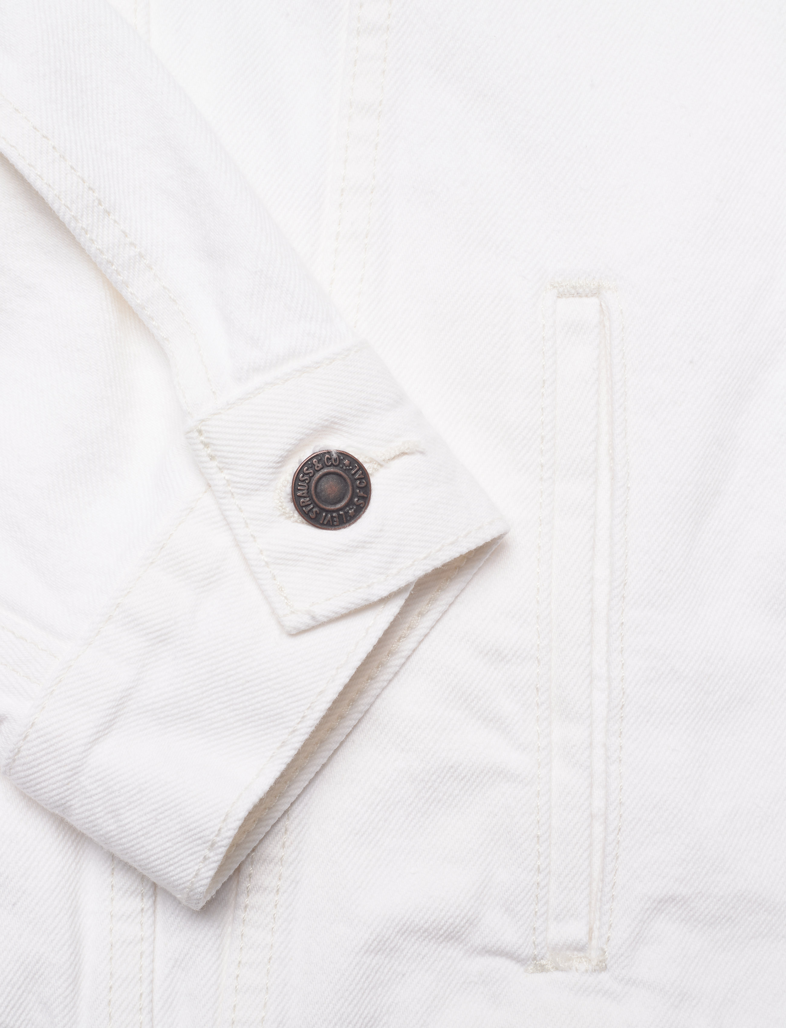 LEVI´S Men - VINTAGE FIT TRUCKER V WHITE OU - neutrals - 3