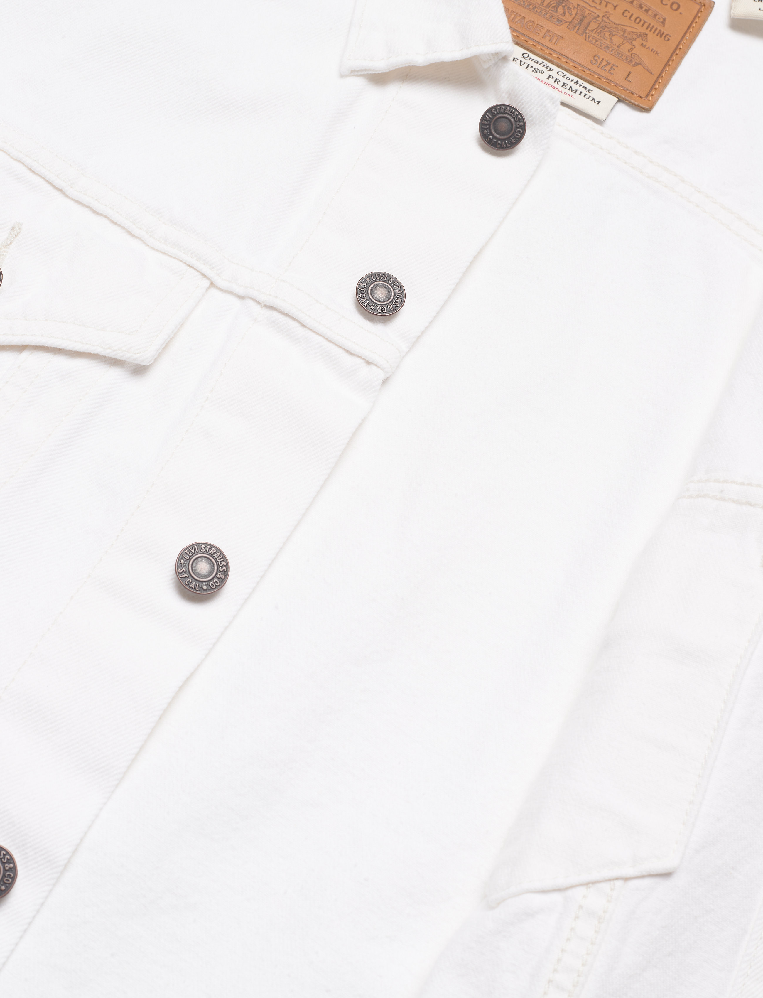 LEVI´S Men - VINTAGE FIT TRUCKER V WHITE OU - neutrals - 4