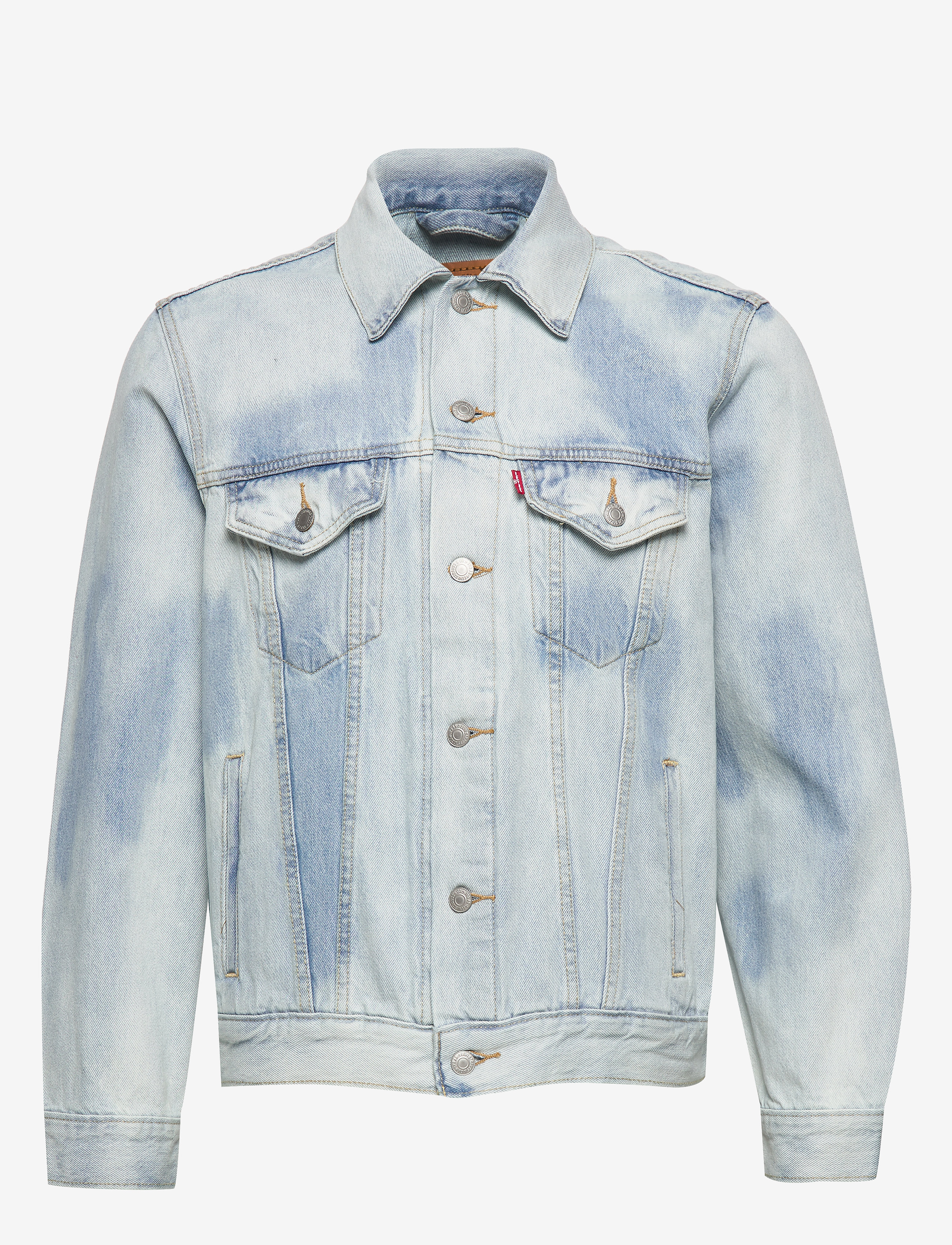 LEVI´S Men - VINTAGE FIT TRUCKER V CURBSIDE - light indigo - worn in - 0