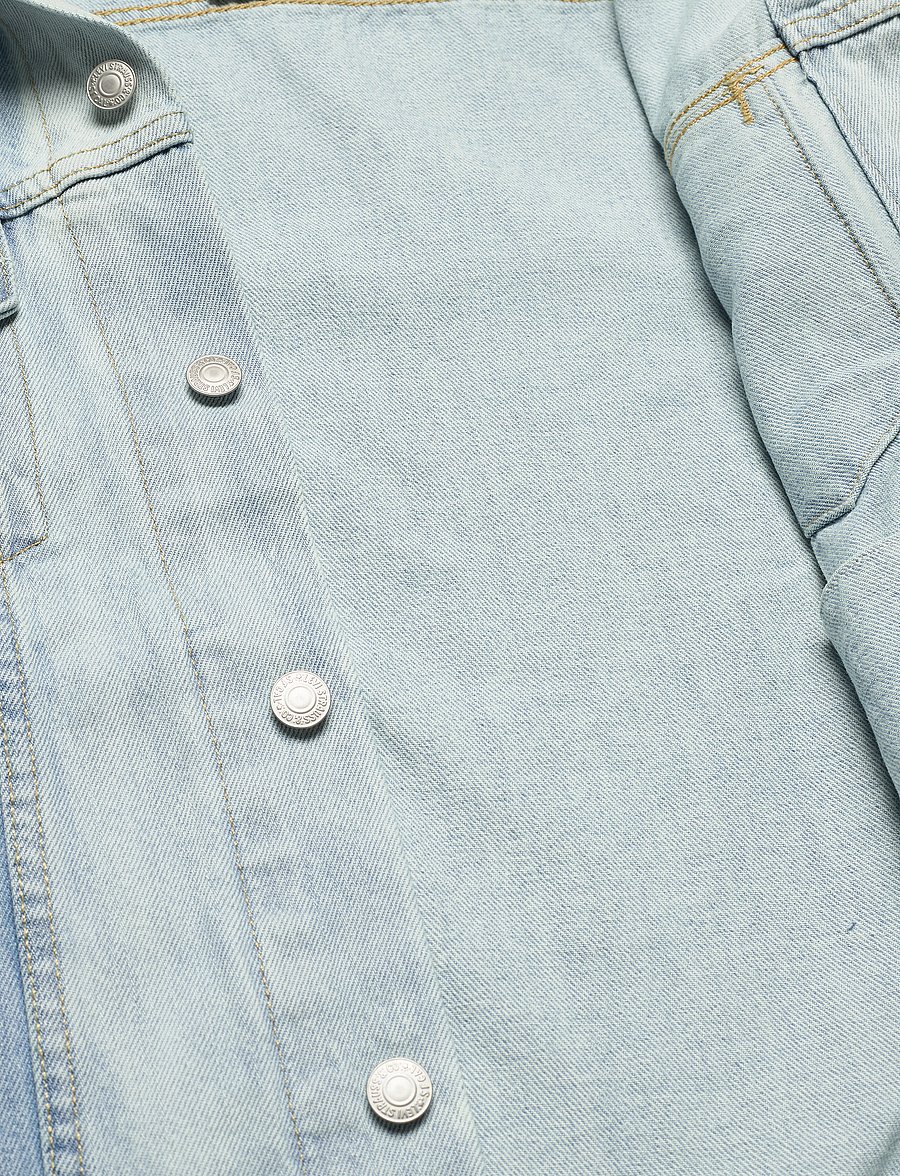 LEVI´S Men - VINTAGE FIT TRUCKER V CURBSIDE - light indigo - worn in - 4