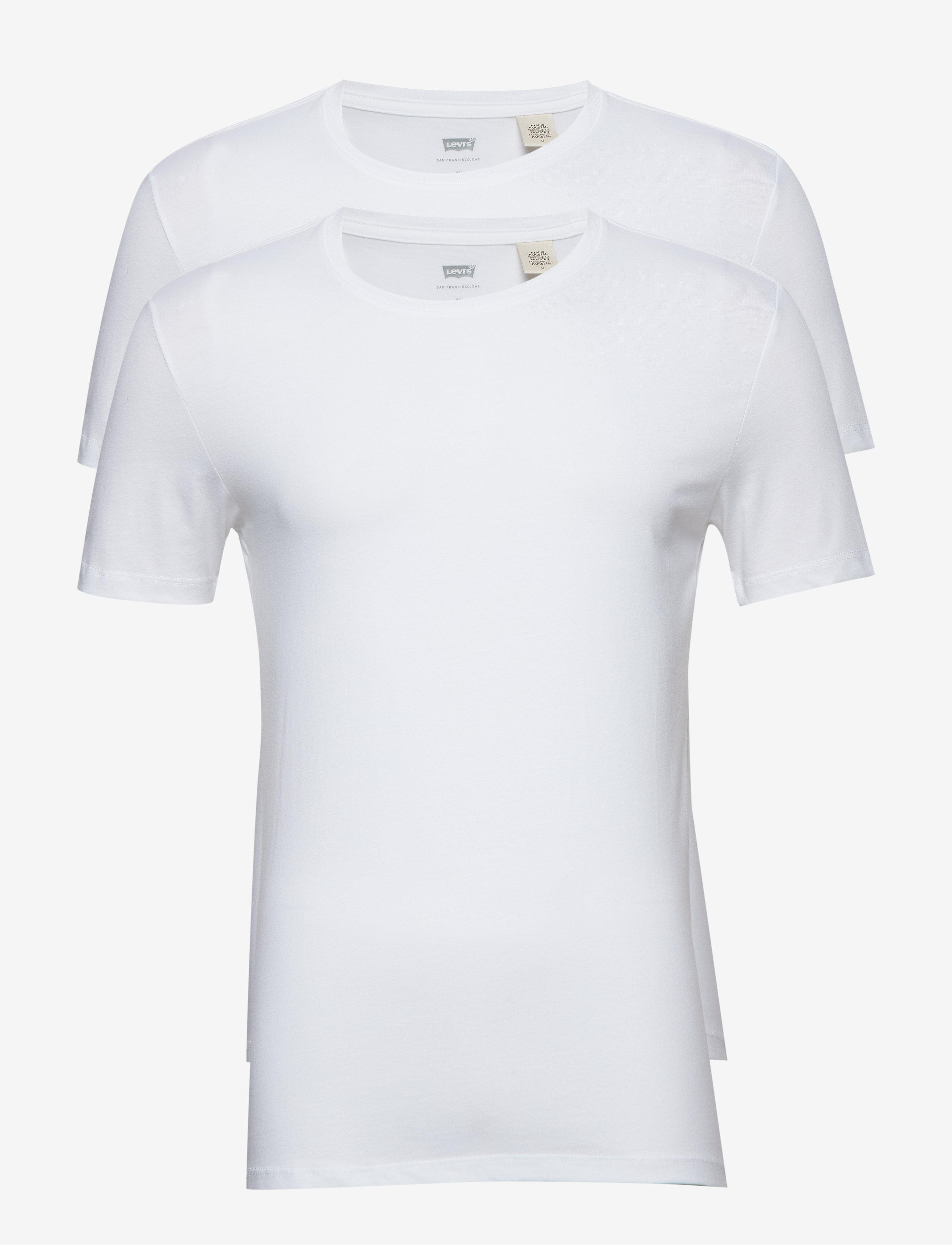 LEVI'S Slim 2Pk Crewneck 1 Twopack Te Weiß - XS - Herren