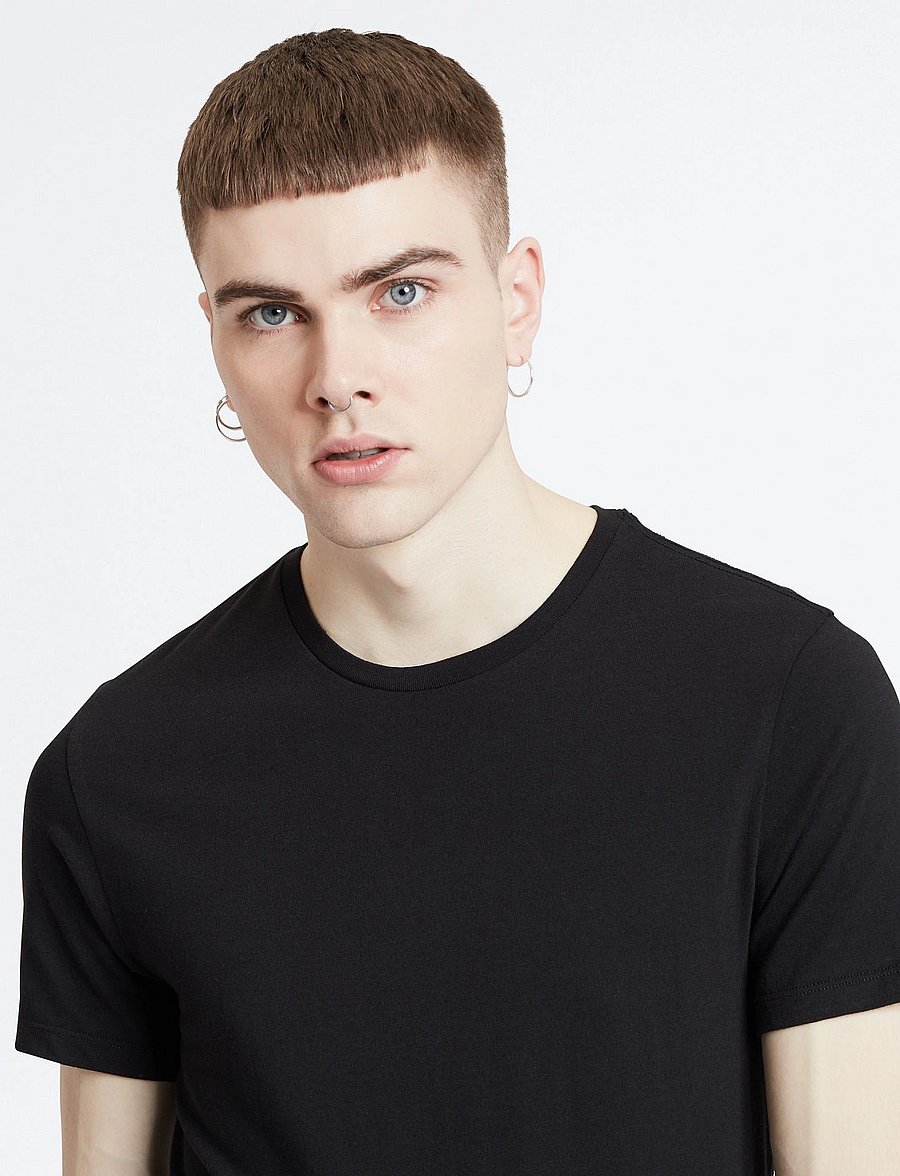Levi's® - SLIM 2PK CREWNECK 1 TWOPACK TE - multipack t-shirts - blacks - 4