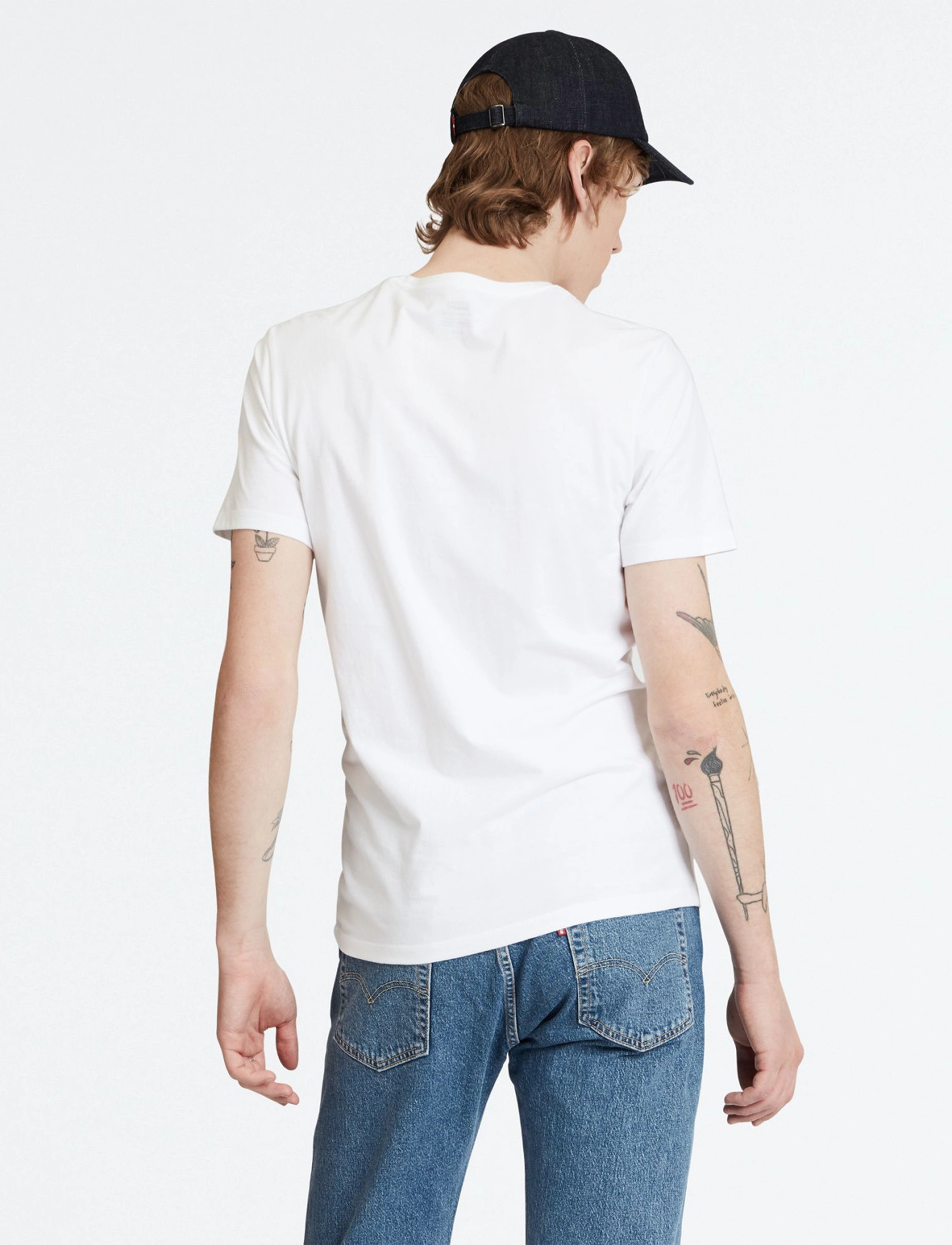 Levi's® - SLIM 2PK CREWNECK 1 2 PACK SLI - kortärmade t-shirts - neutrals - 5