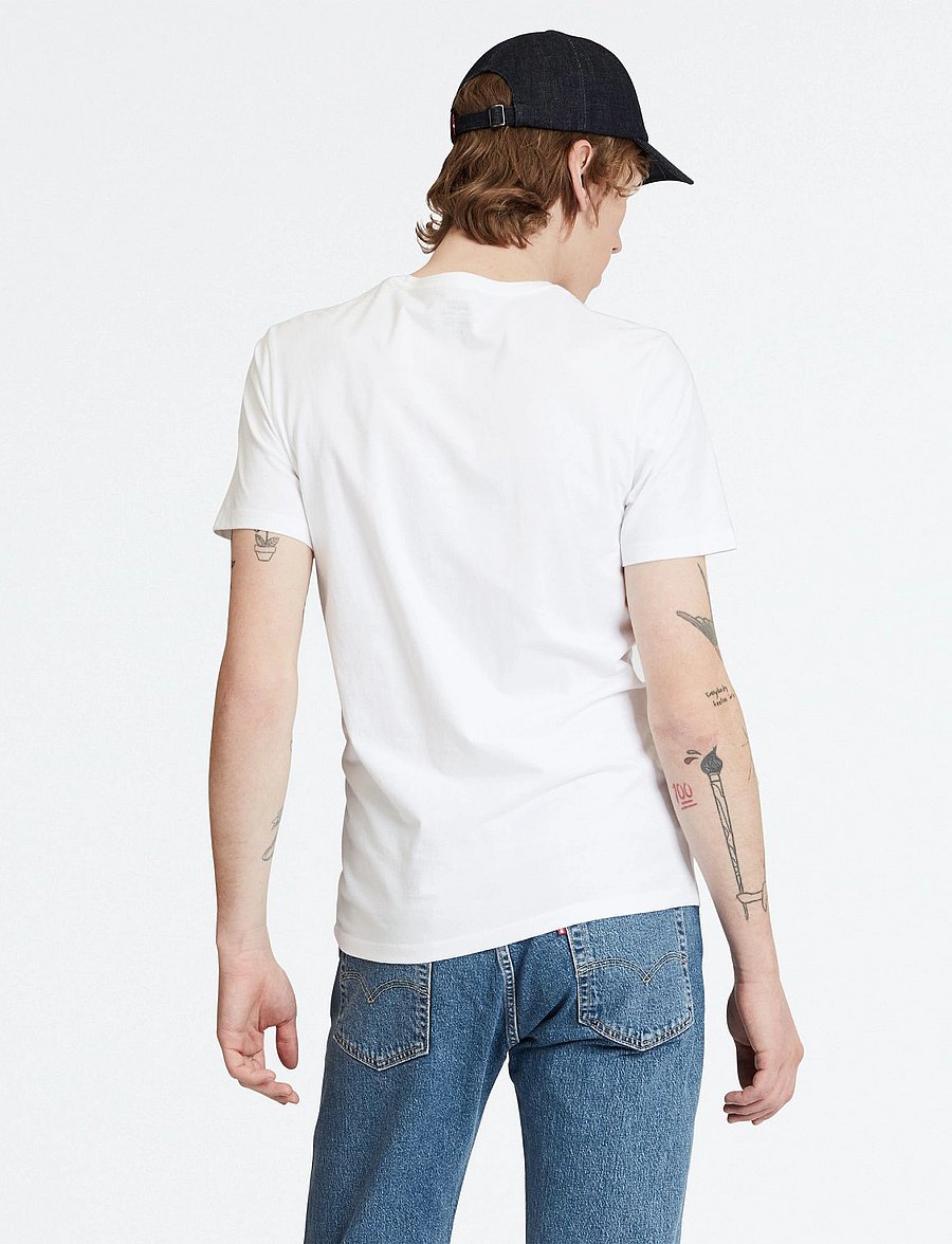 Levi's® - SLIM 2PK CREWNECK 1 2 PACK SLI - t-shirts im multipack - neutralsrrr - 5