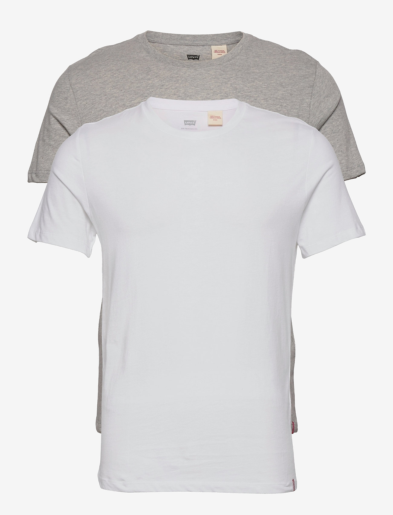 LEVI´S Men - SLIM 2PK CREWNECK 1 2 PACK SLI - t-shirts im multipack - neutrals - 1