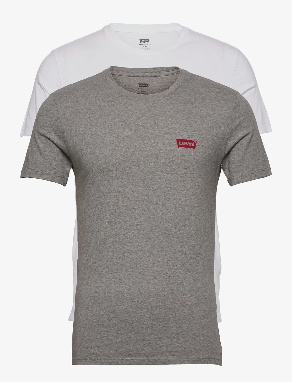 Levi's® - 2PK CREWNECK GRAPHIC 2 PACK HM - t-shirts im multipack - neutrals - 1