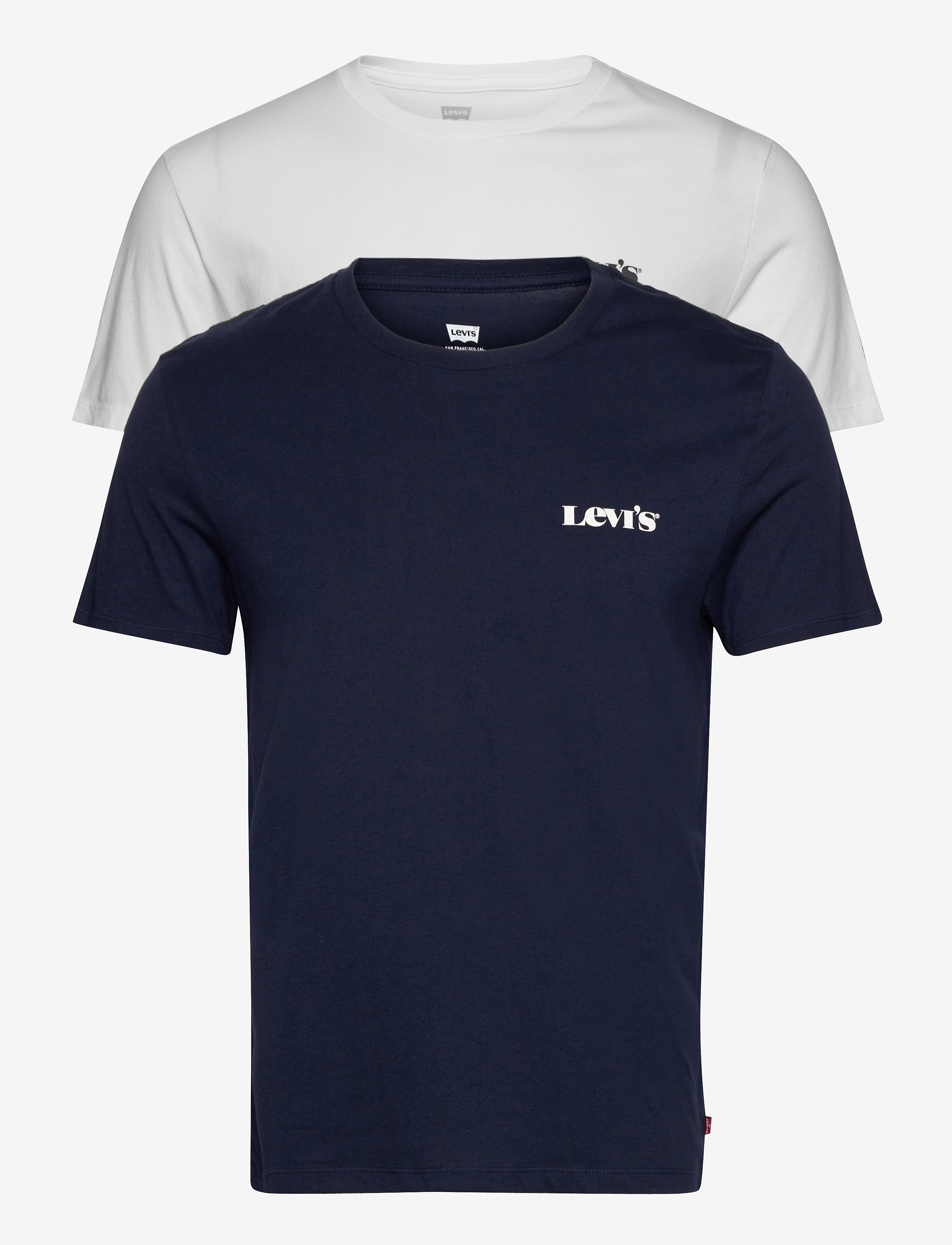 LEVI´S Men - 2PK CREWNECK GRAPHIC MV 2 PACK - blues - 0