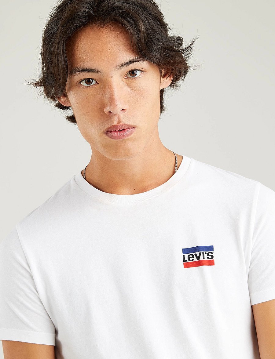 Levi's® - 2PK CREWNECK GRAPHIC SPORTSWEA - t-särkide multipakk - neutrals - 3