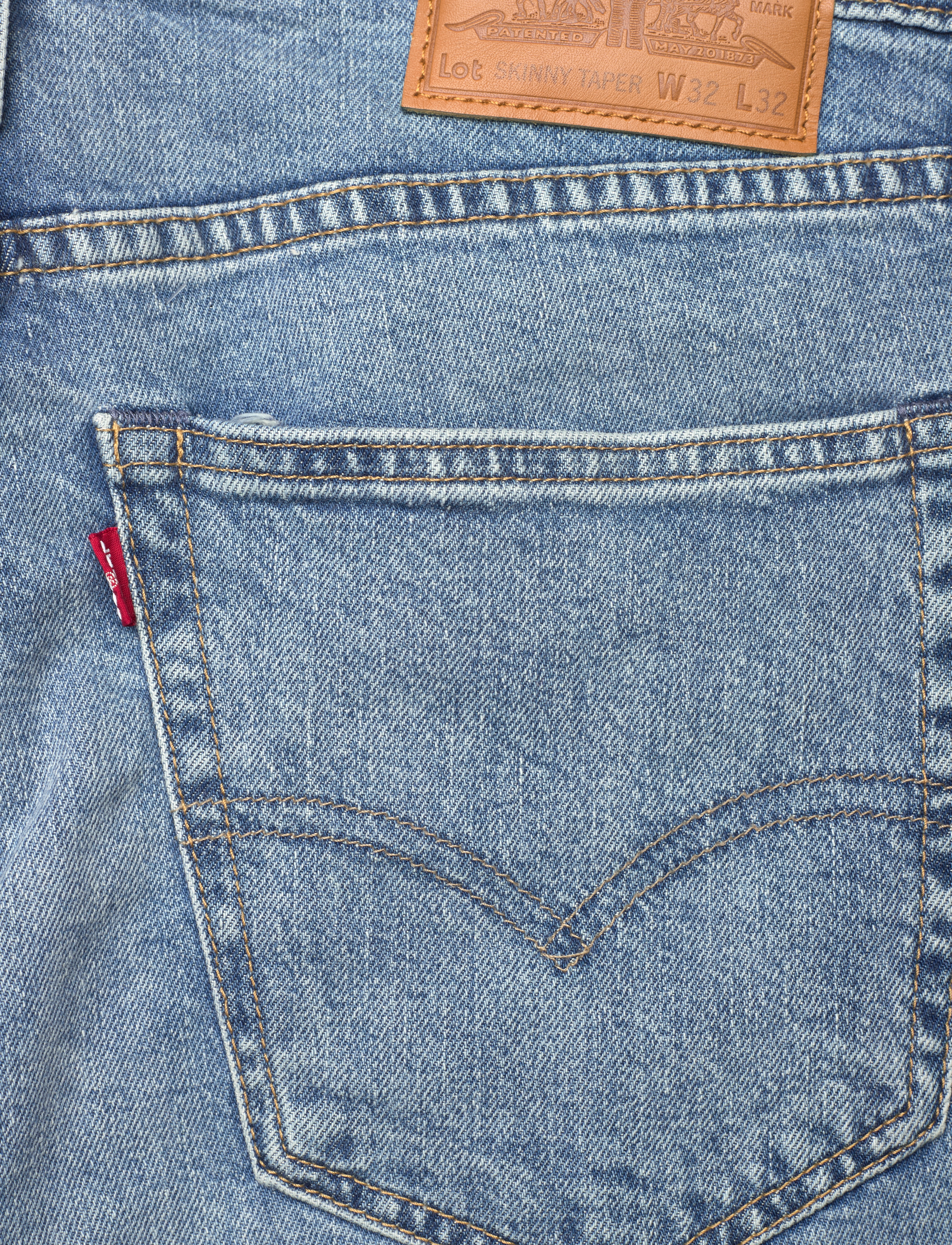 Levi's® - SKINNY TAPER Z7003 LIGHT INDIG - light indigo - worn in - 4