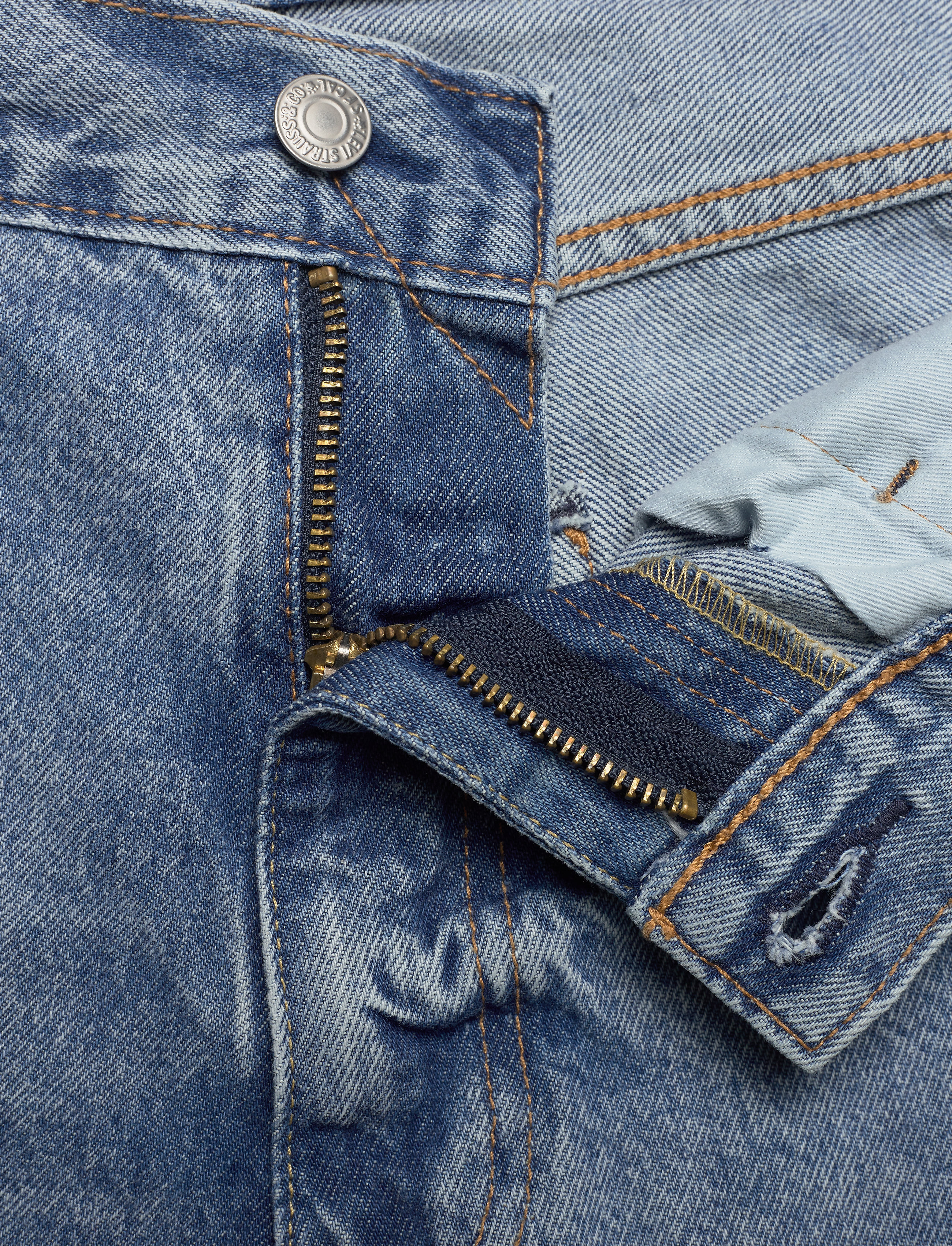 LEVI´S Men - HALF PANTS SCONE SHORT - med indigo - worn in - 3