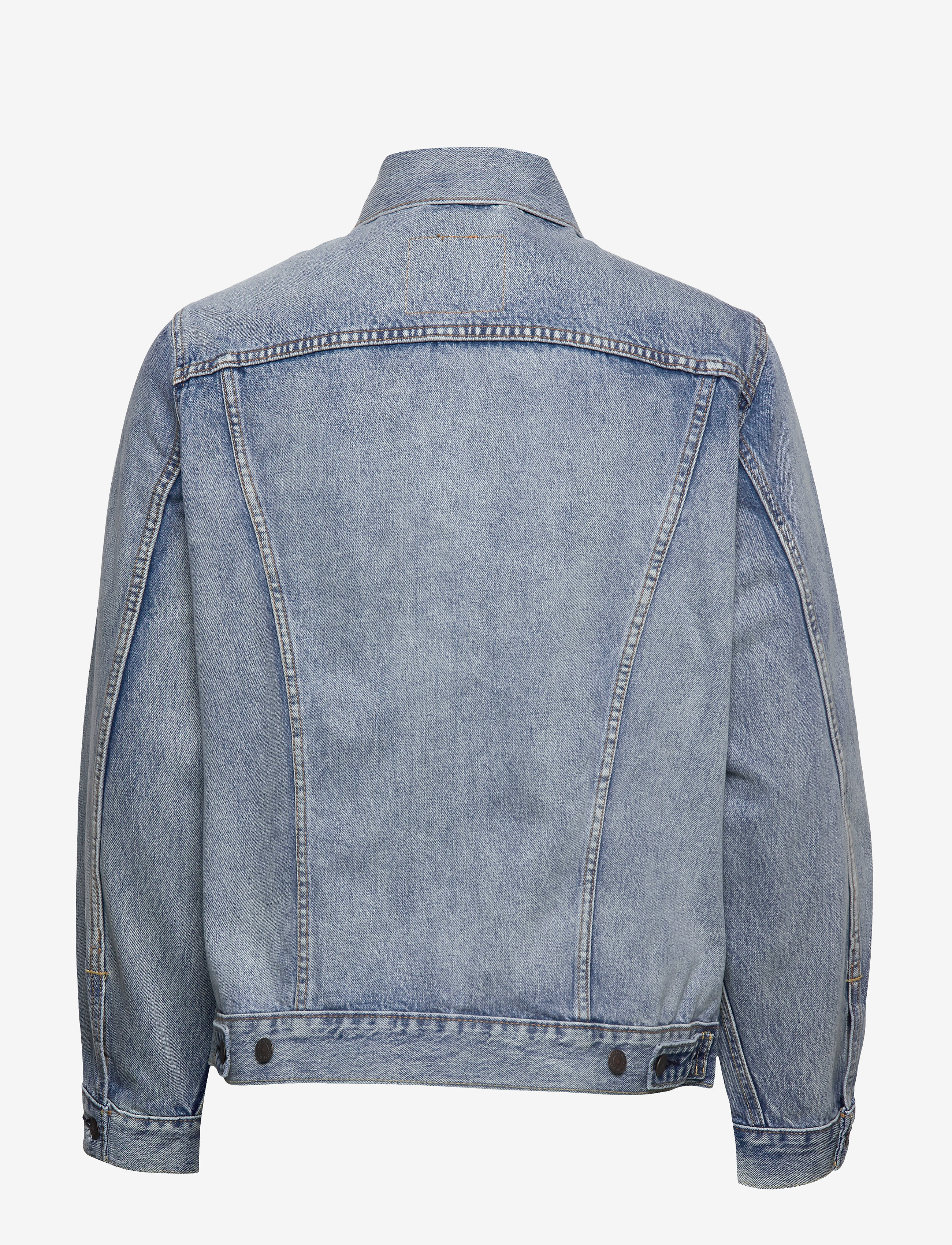 LEVI´S Men - IRONIC ICONIC TRUCKER ROPE BRI - light indigo - worn in - 1