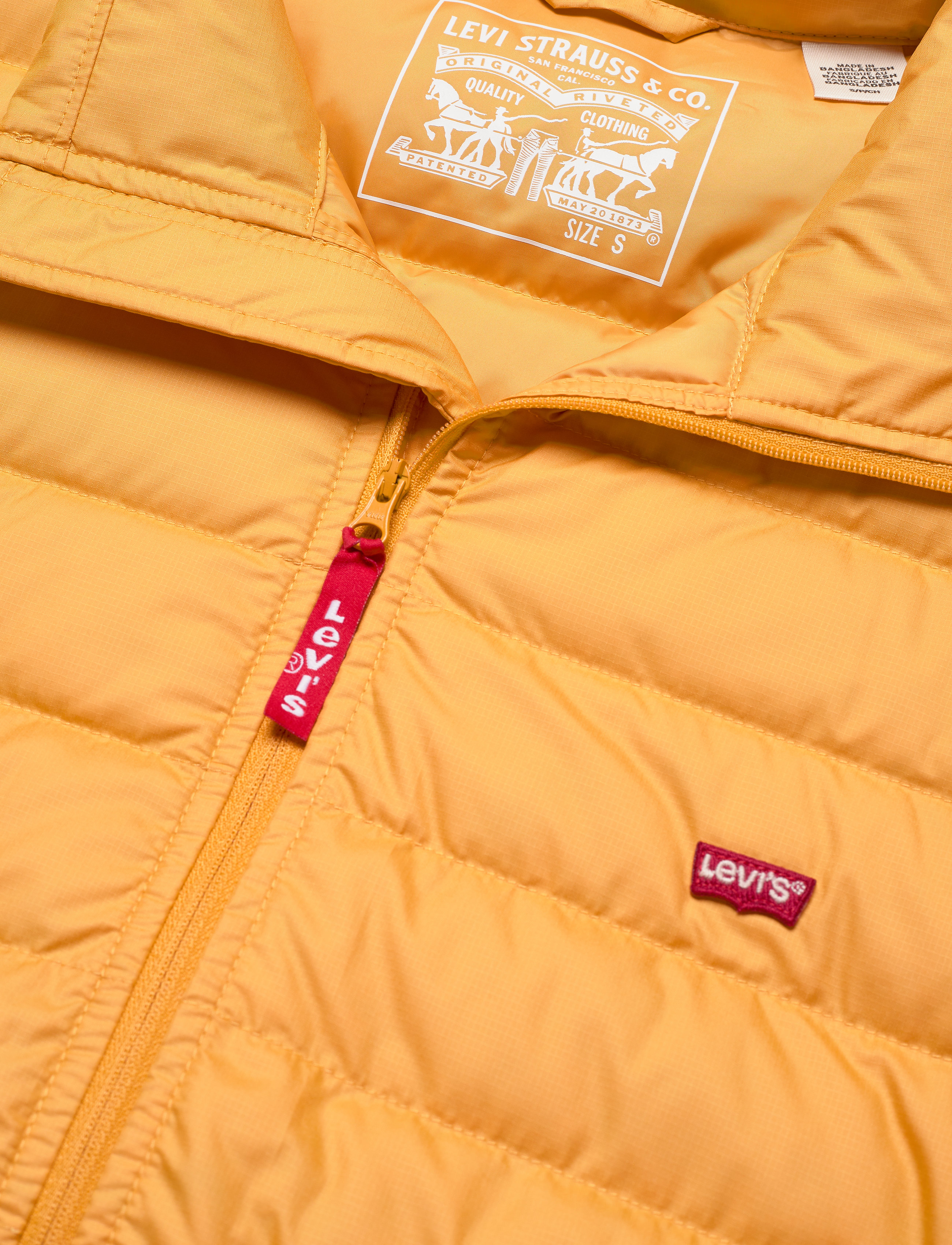 LEVI´S Men - DOWN DEHON PKBL PUFFER GOLDEN - yellows/oranges - 5
