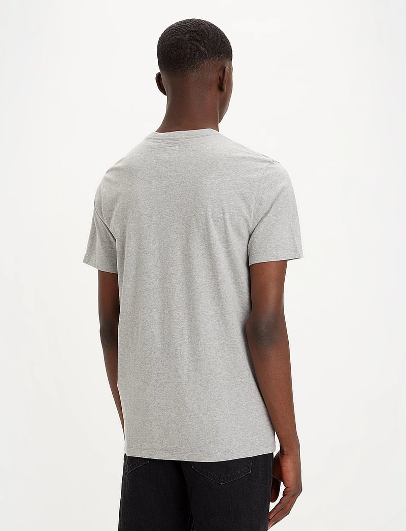 Levi's® - ORIGINAL HM VNECK MID TONE GRE - t-shirts mit v-ausschnitt - greys - 4