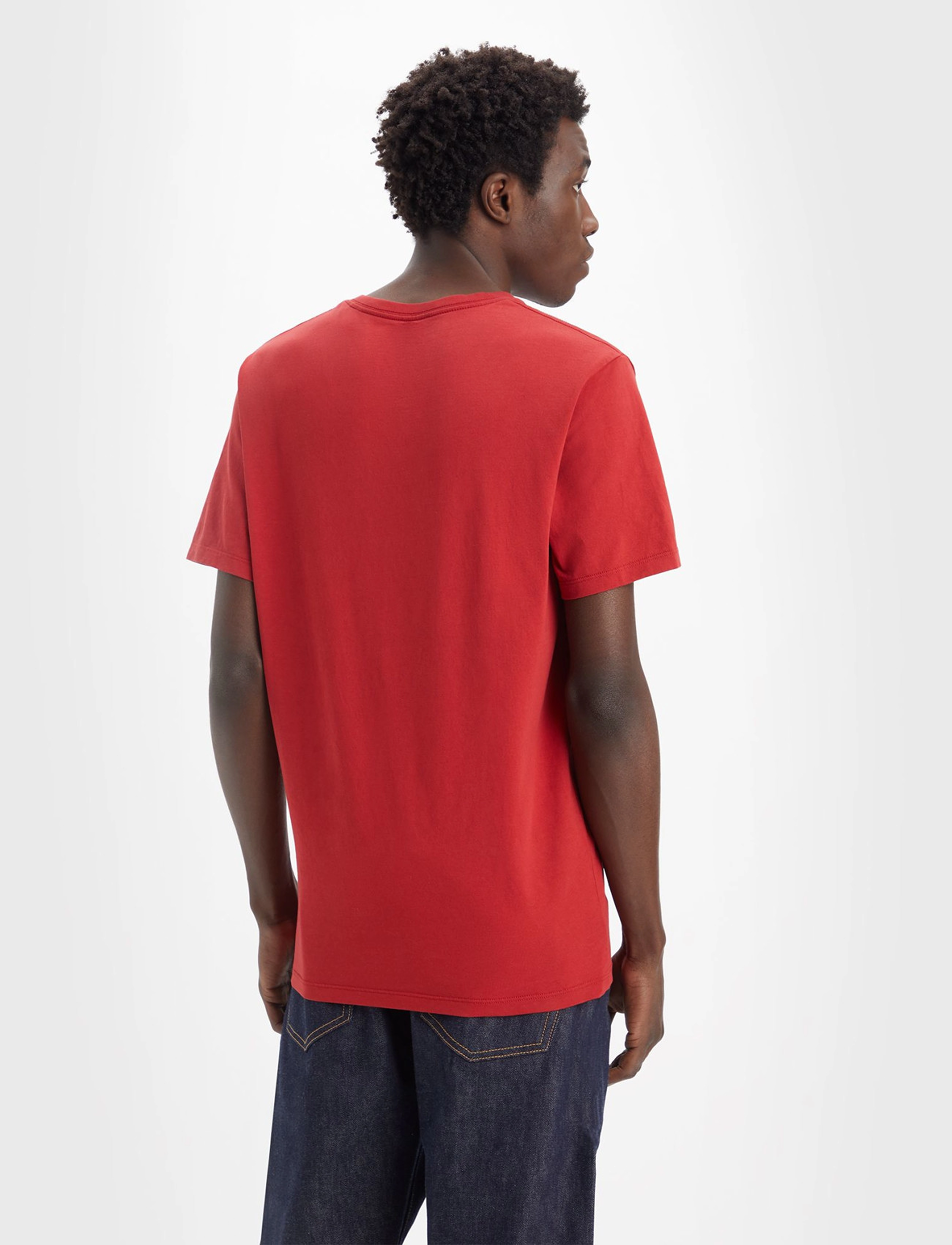 LEVI´S Men - ORIGINAL HM VNECK RHYTHMIC RED - reds - 4