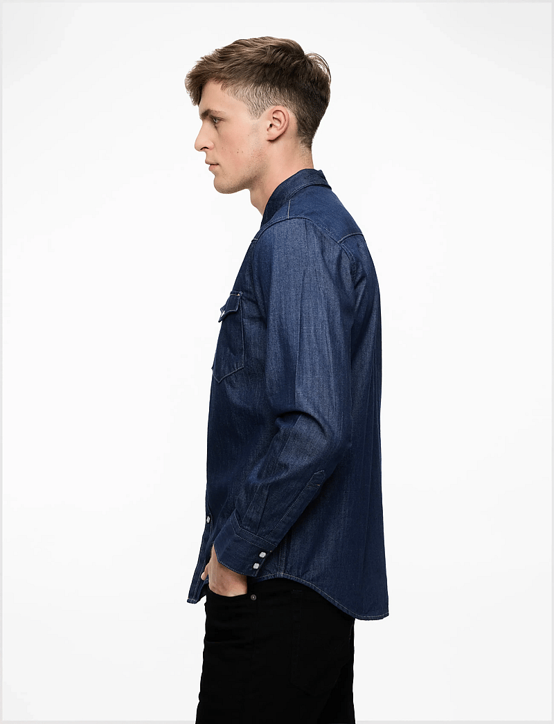 Levi's® - BARSTOW WESTERN STANDARD WESTE - jeanshemden - dark indigo - flat finish - 3