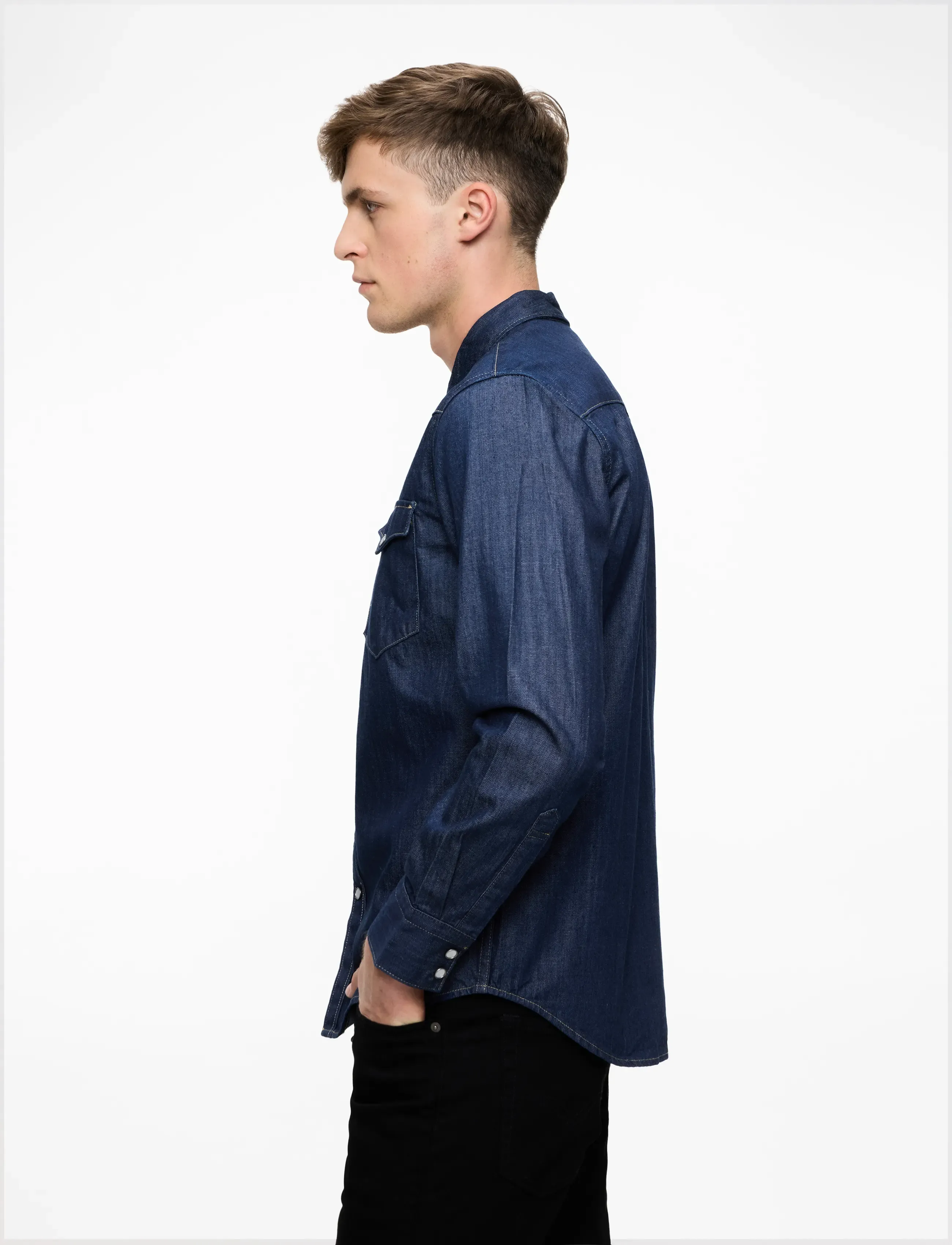 Levi's® - BARSTOW WESTERN STANDARD WESTE - jeanshemden - dark indigo - flat finish - 3