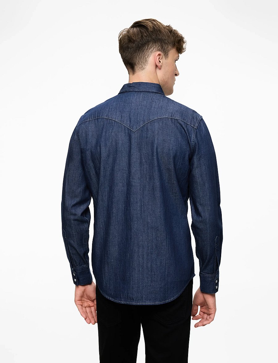 Levi's® - BARSTOW WESTERN STANDARD WESTE - jeanshemden - dark indigo - flat finish - 4