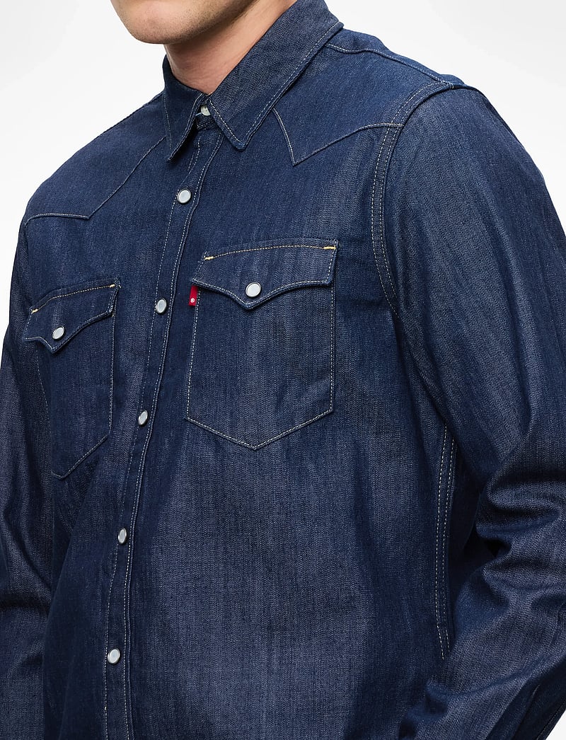 Levi's® - BARSTOW WESTERN STANDARD WESTE - jeanshemden - dark indigo - flat finish - 5