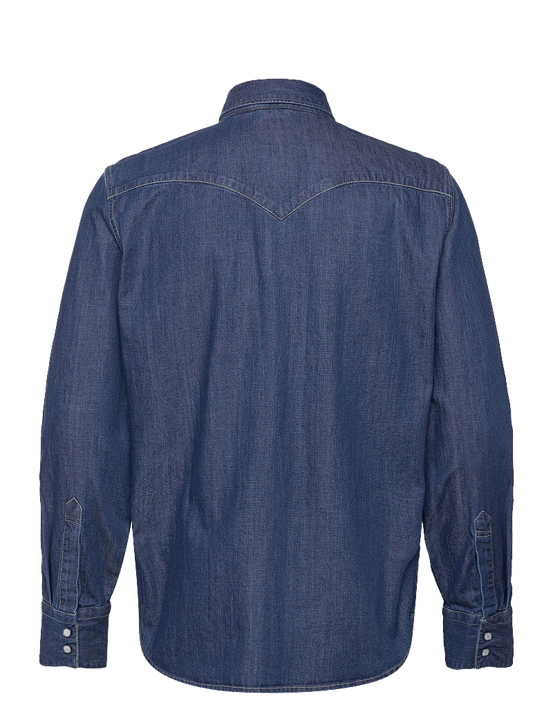 Levi's® - BARSTOW WESTERN STANDARD LOWER - jeanshemden - med indigo - flat finish - 2