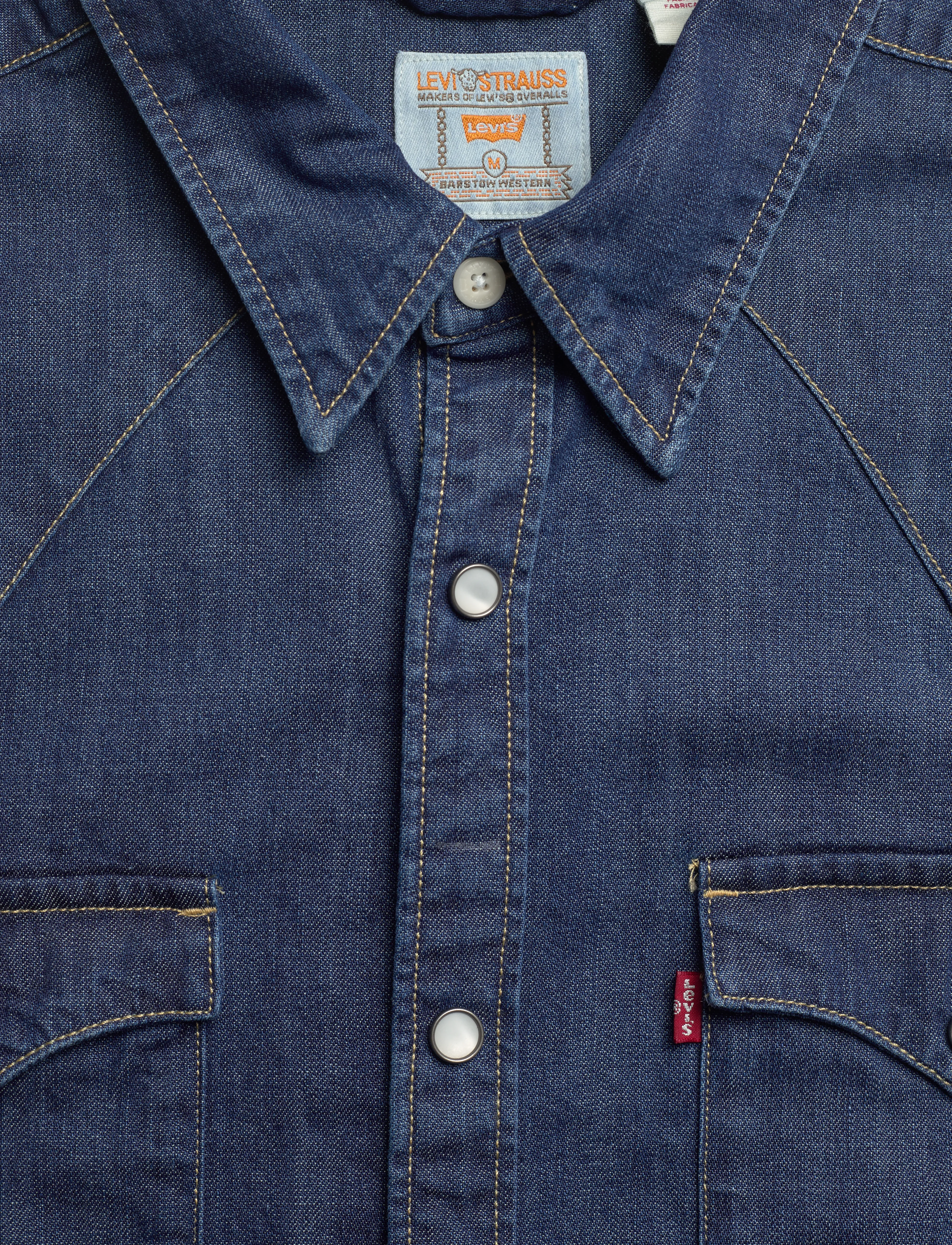 Levi's® - BARSTOW WESTERN STANDARD LOWER - teksasärgid - med indigo - flat finish - 3