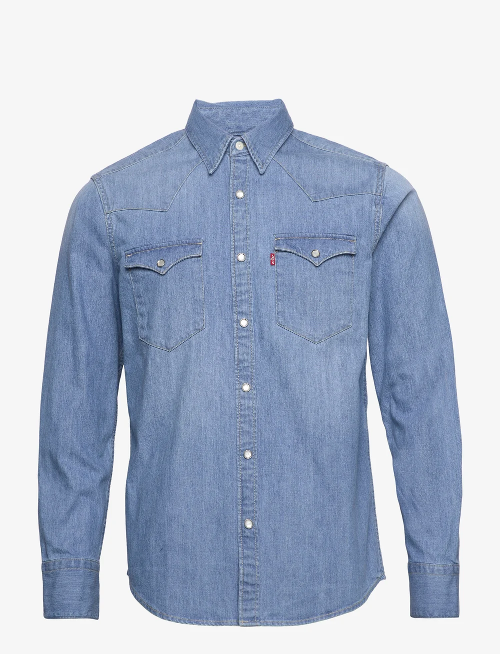 Levi's barstow western denim 2025 shirt indigo