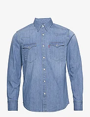 LEVI´S Men - BARSTOW WESTERN STANDARD ESTA - denimowe koszulki - light indigo - worn in - 1