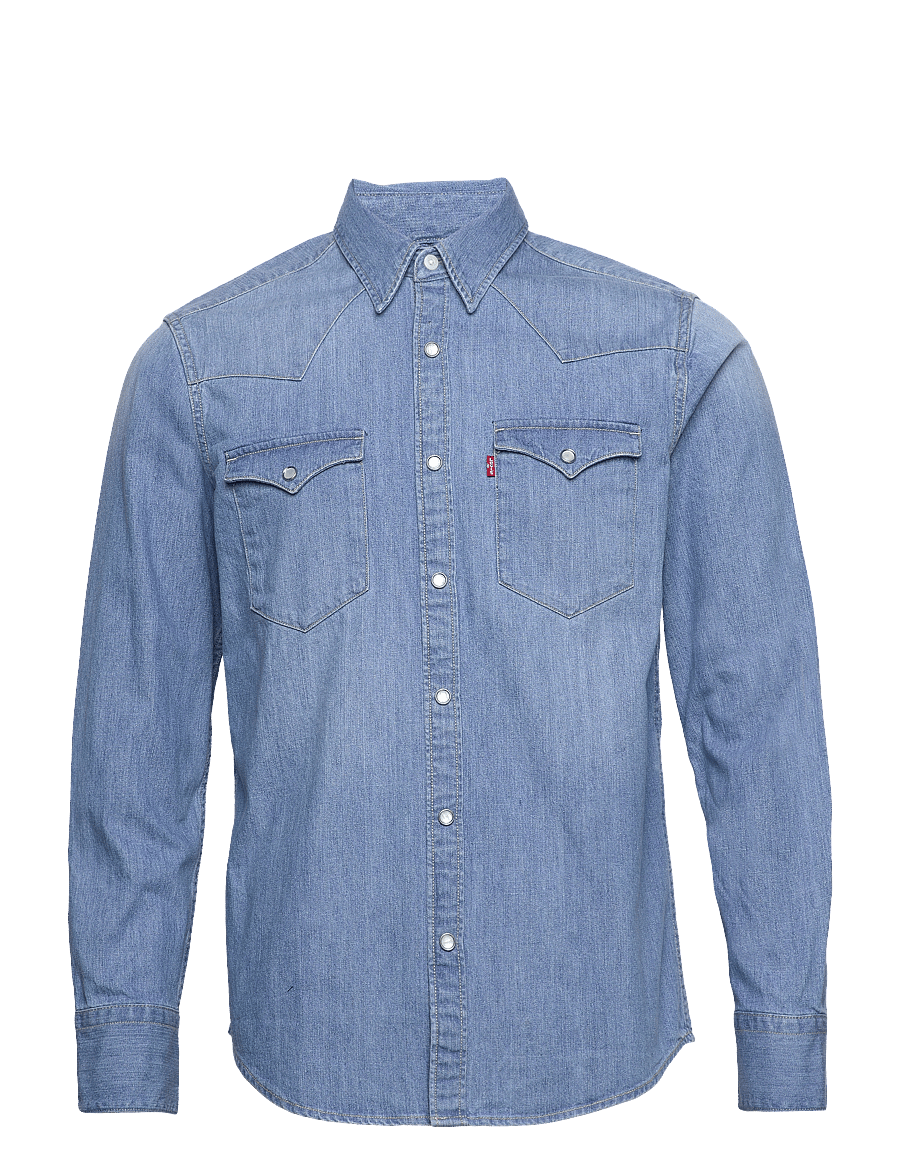 Levi's® - BARSTOW WESTERN STANDARD ESTA - teksasärgid - light indigo - worn in - 1
