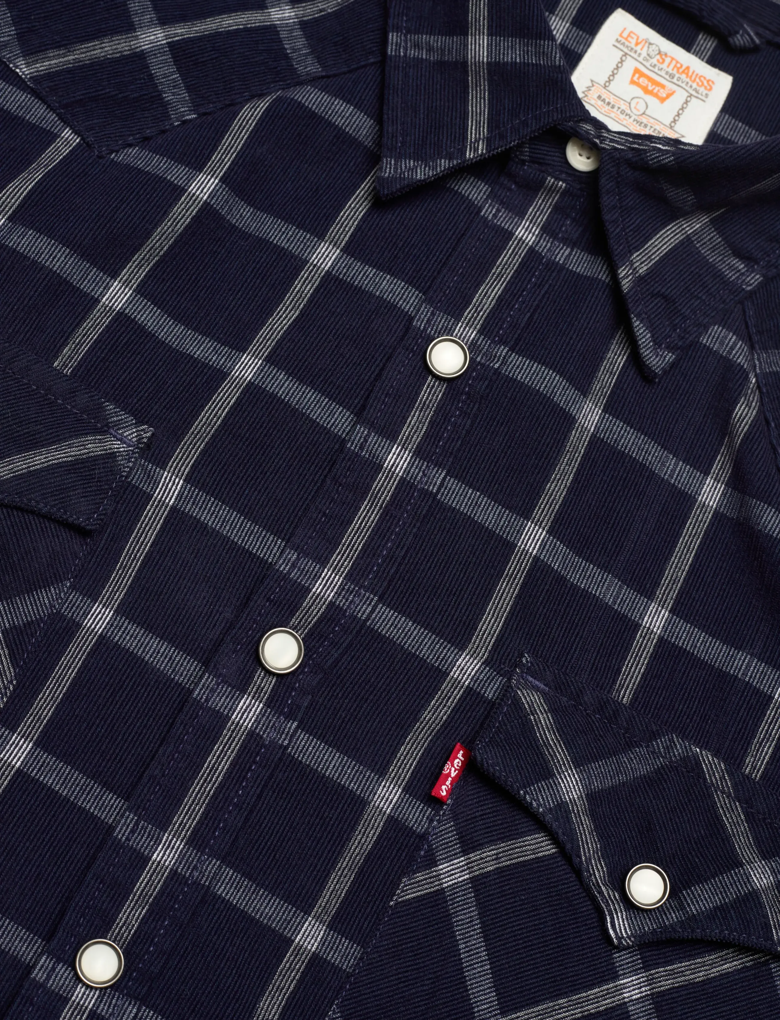 Levi's® - BARSTOW WESTERN STANDARD DORY - med indigo - worn in - 4