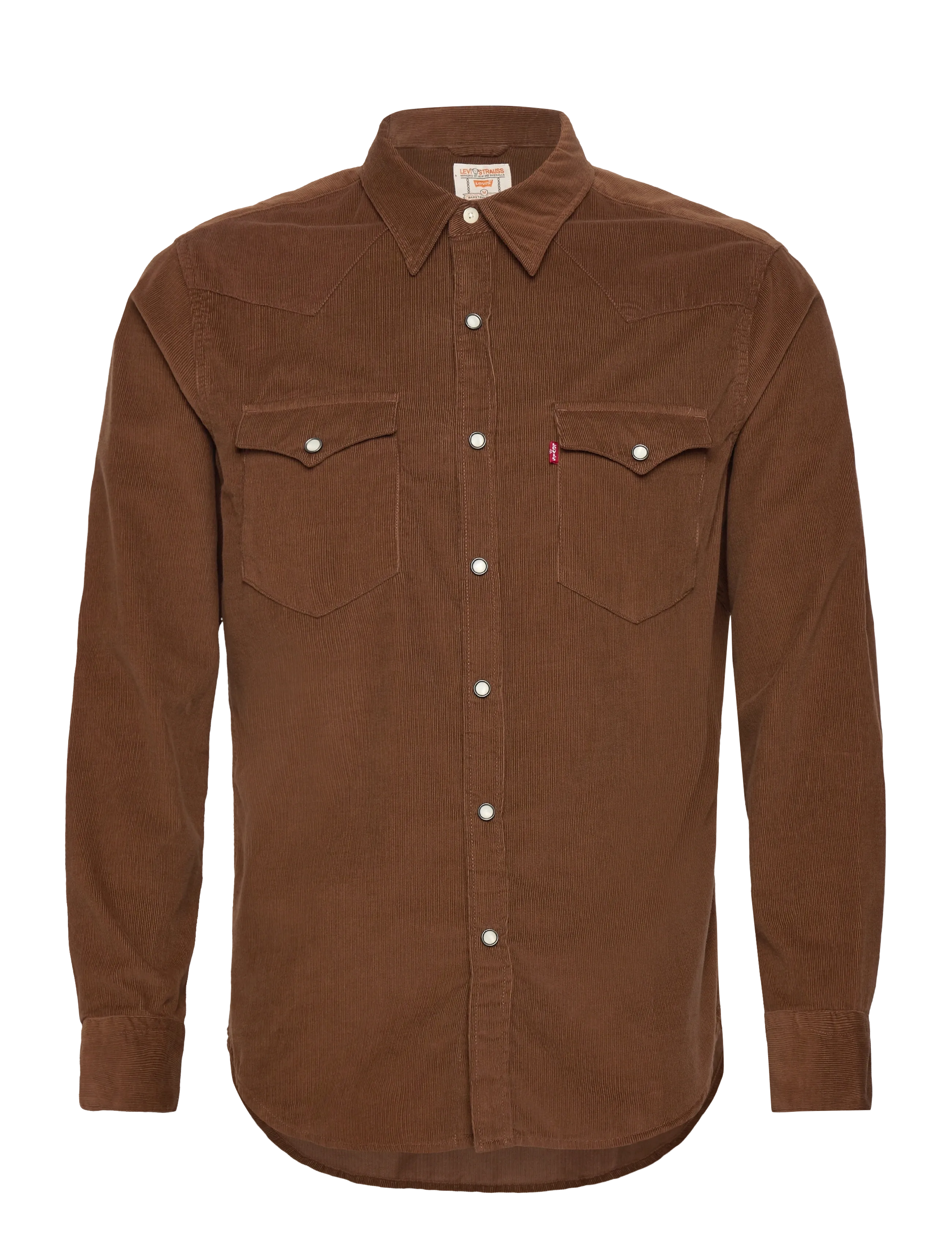 Levi's® BARSTOW WESTERN STANDARD BISON - Fløjlsskjorter - BROWNS / brown