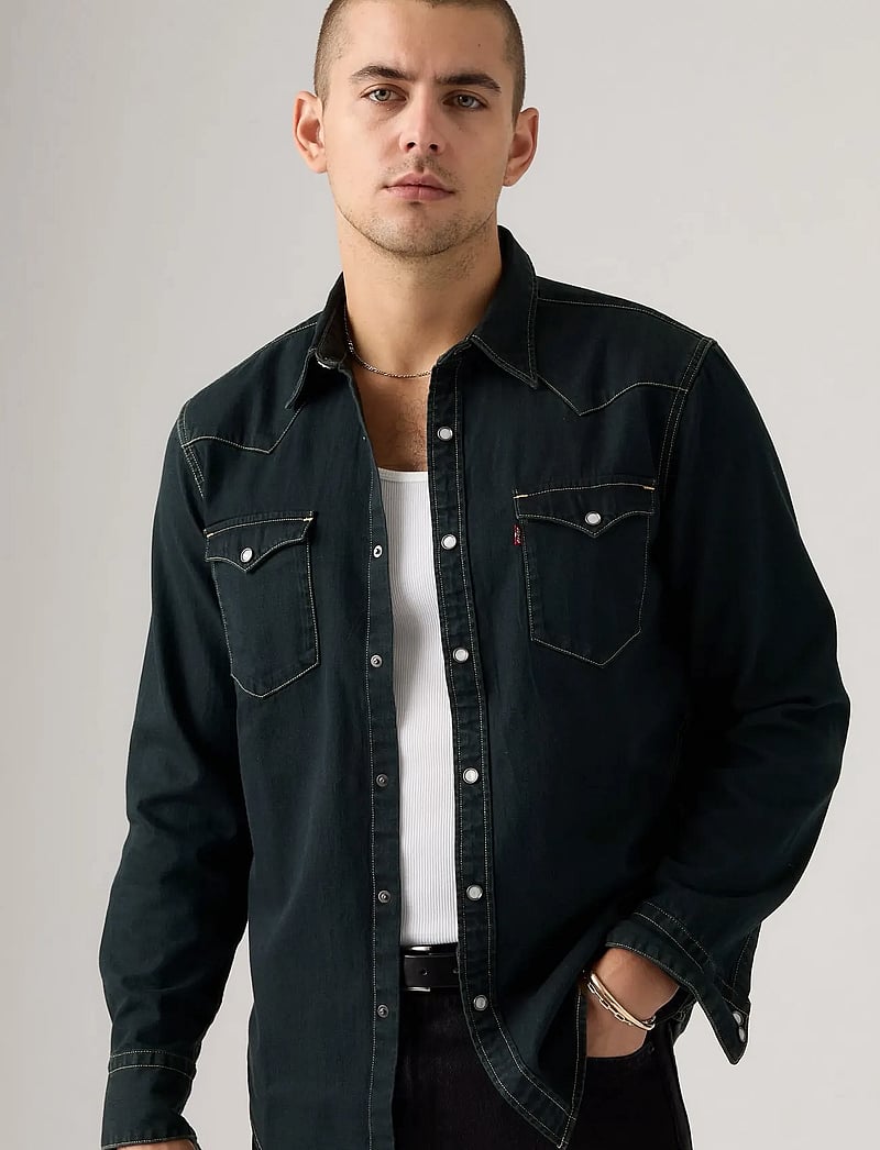 Levi's® - BARSTOW WESTERN STANDARD BEAUT - denimskjorter - blacks - 0