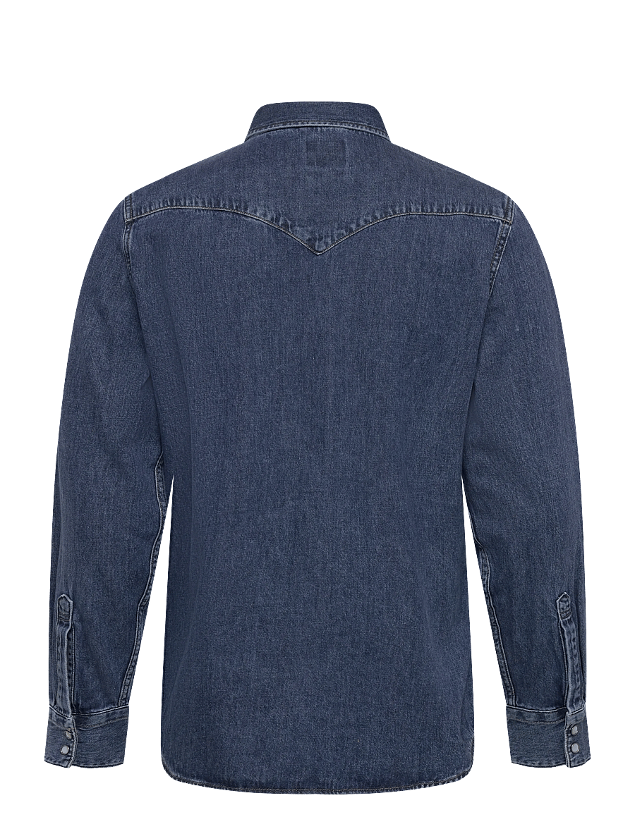 Levi's® - BARSTOW WESTERN STANDARD SOLUC - jeansskjortor - med indigo - flat finish - 2