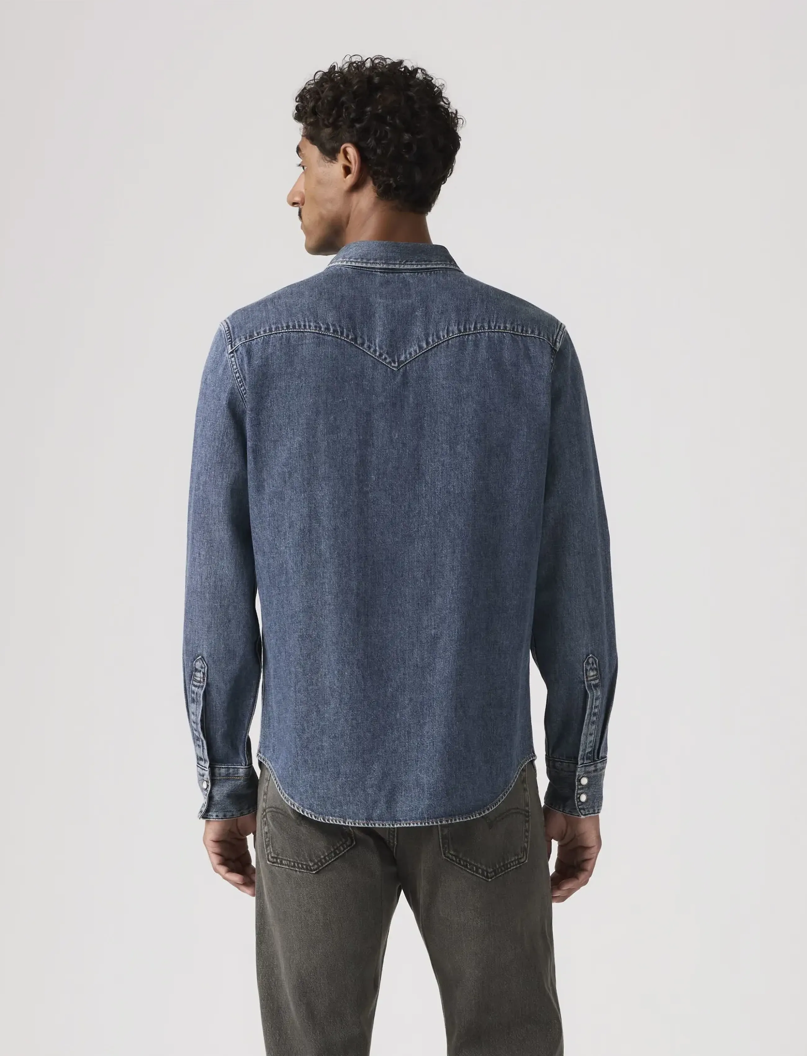 Levi's® - BARSTOW WESTERN STANDARD SOLUC - teksasärgid - med indigo - flat finish - 3