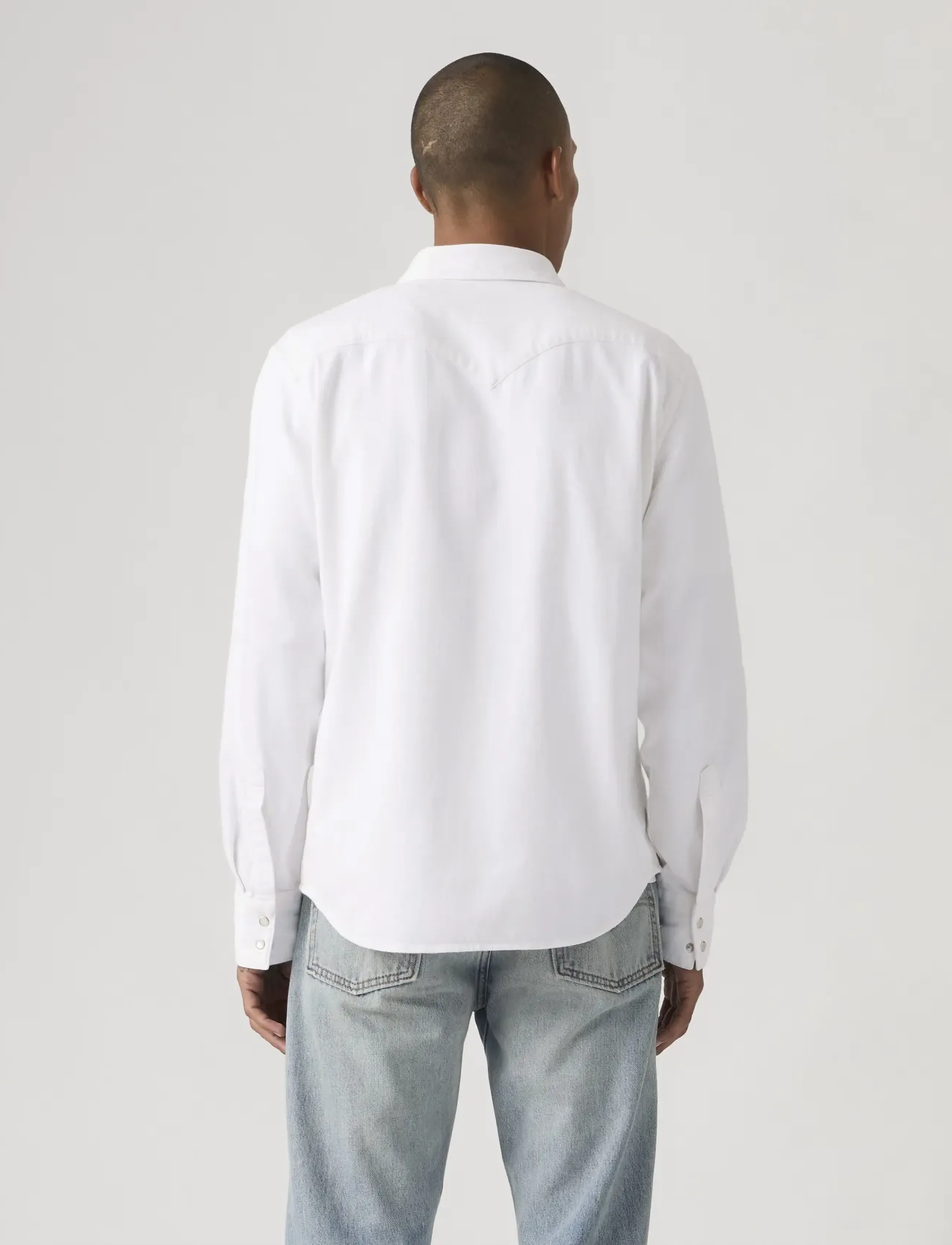 Levi's® - BARSTOW WESTERN STANDARD CLOUD - džinsiniai marškiniai - whites - 3