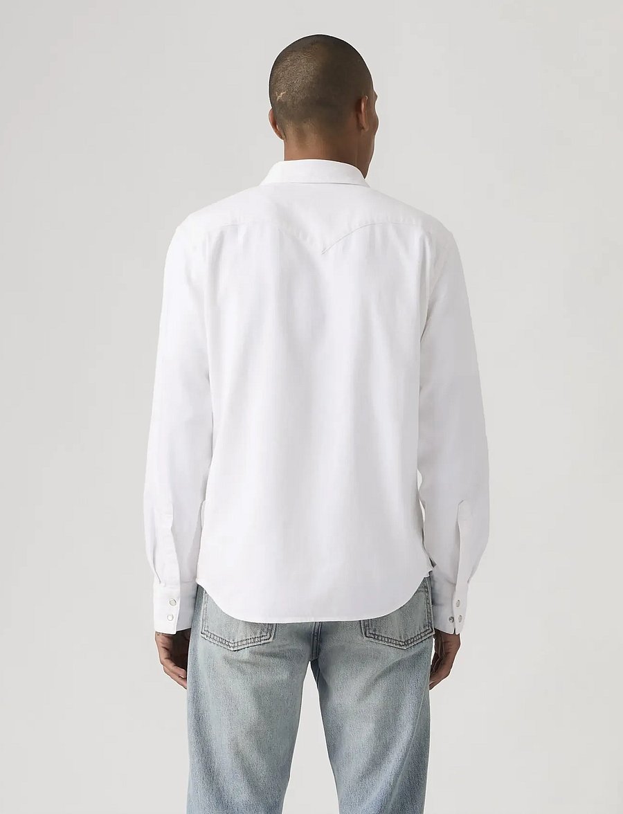 Levi's® - BARSTOW WESTERN STANDARD CLOUD - džinsiniai marškiniai - whites - 3