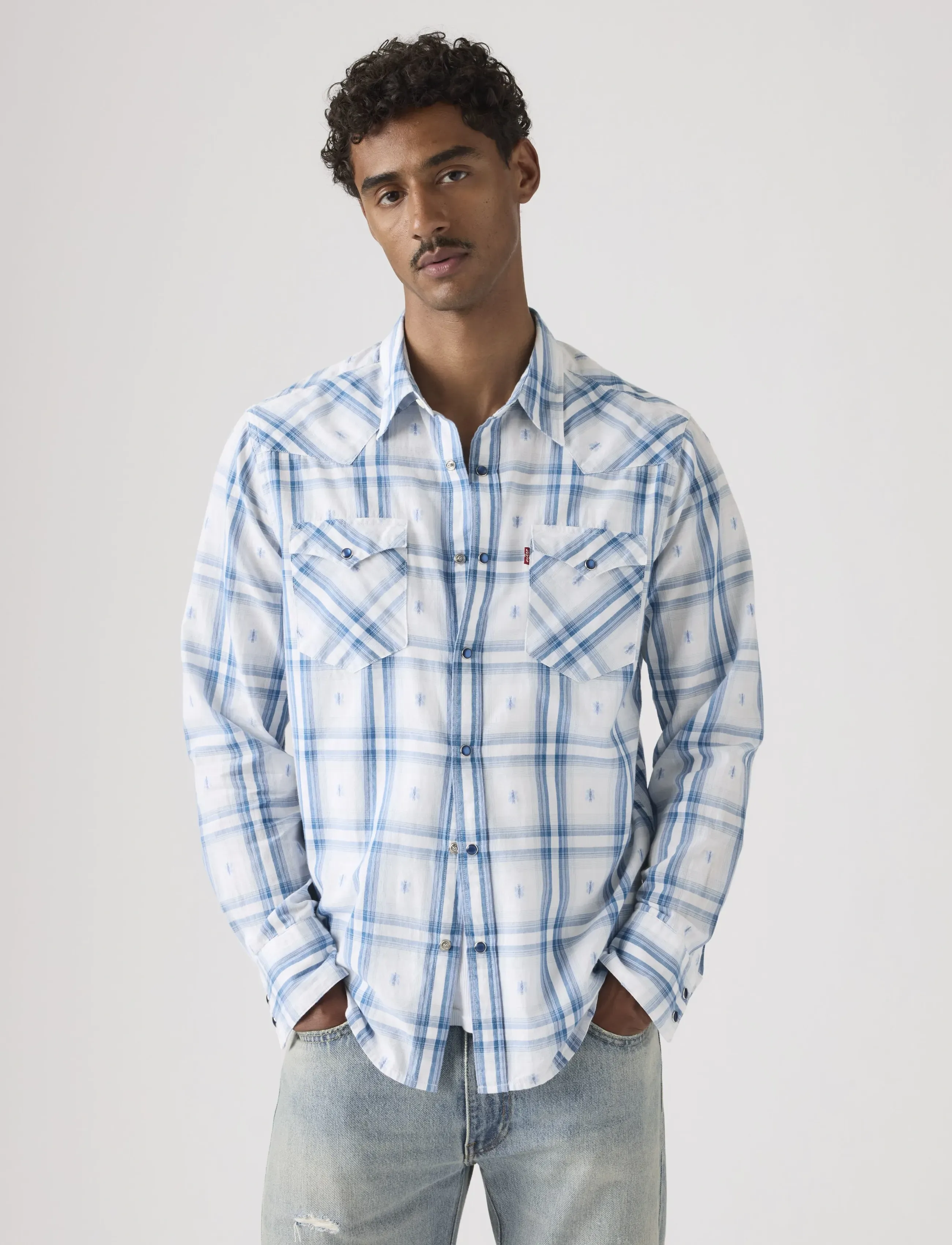 Levi's® BARSTOW WESTERN STANDARD DRAGO - Koszule w kratkę - MULTI-COLOR / multi