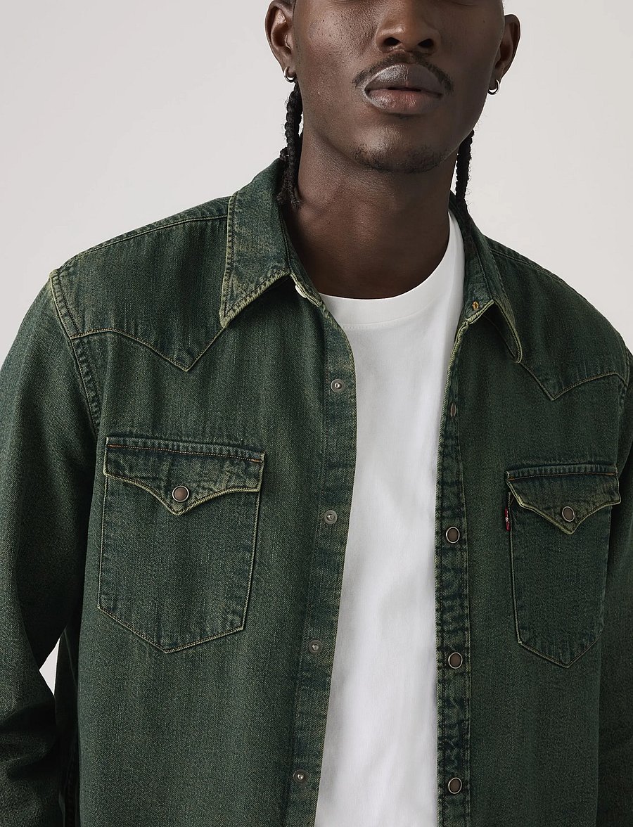 Levi's® - BARSTOW WESTERN STANDARD UNTIL - jeanshemden - blacks - 4