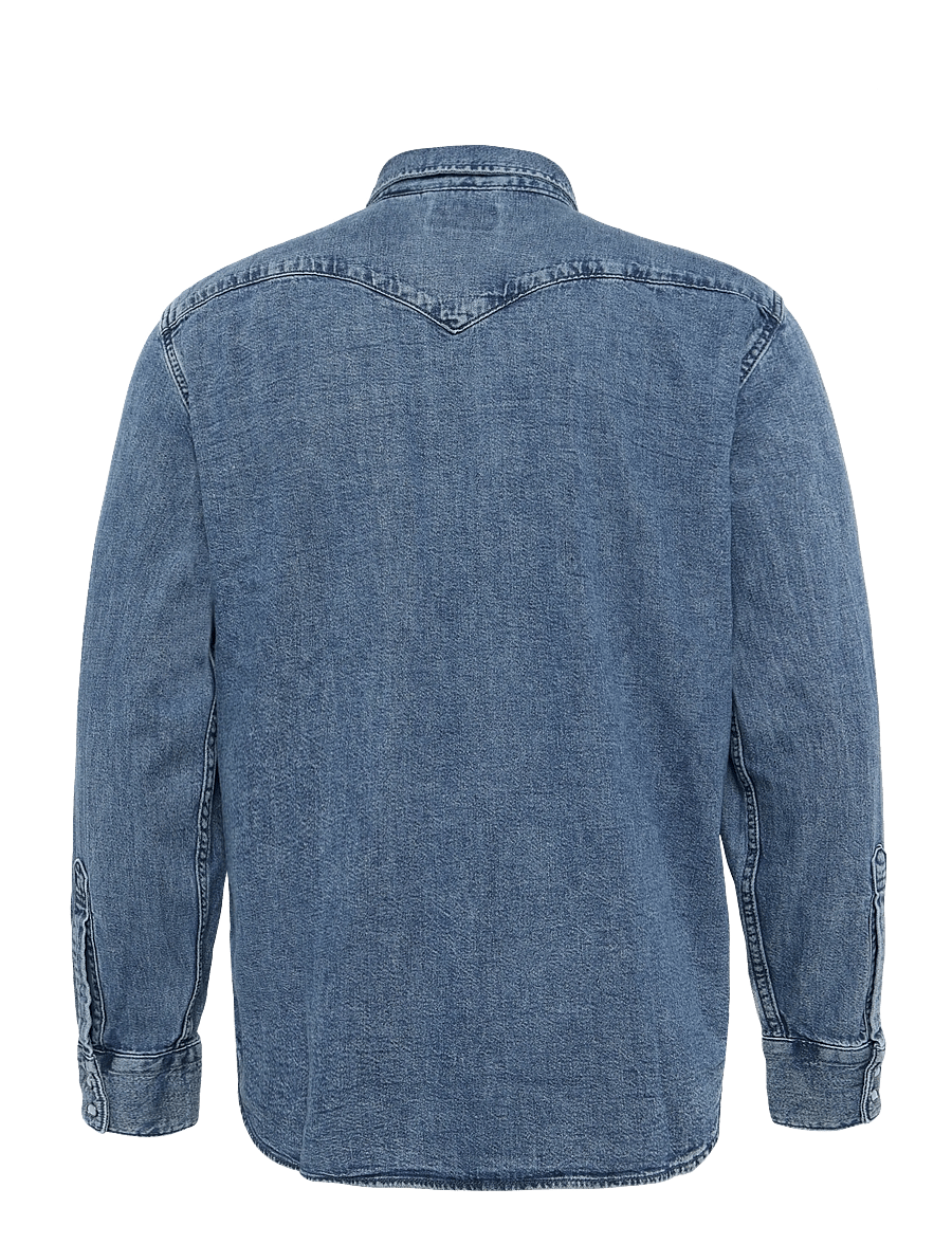 Levi's® - BARSTOW WESTERN STANDARD RUSTI - denimskjorter - med indigo - worn in - 2