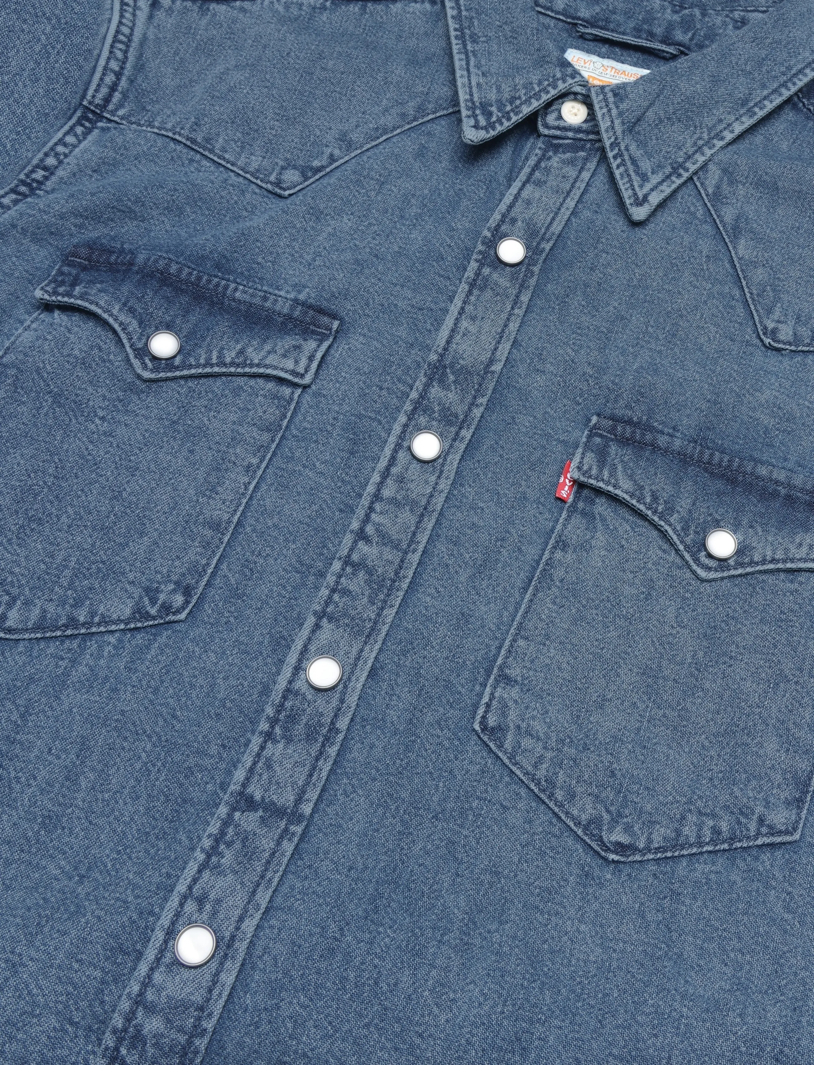 Levi's® - BARSTOW WESTERN STANDARD RUSTI - denimskjorter - med indigo - worn in - 5