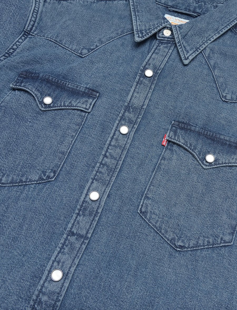 Levi's® - BARSTOW WESTERN STANDARD RUSTI - denimskjorter - med indigo - worn in - 5