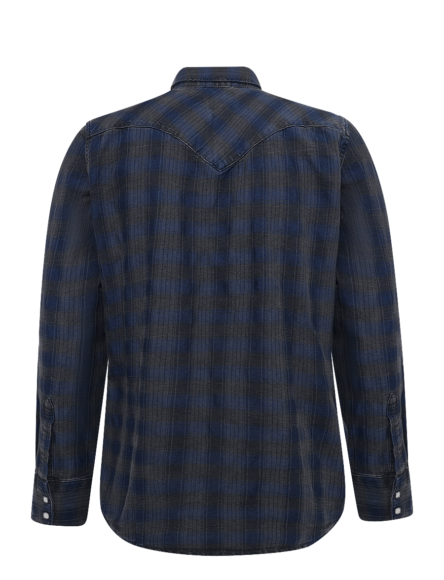Levi's® - BARSTOW WESTERN STANDARD PIER - rutiga skjortor - blues - 1