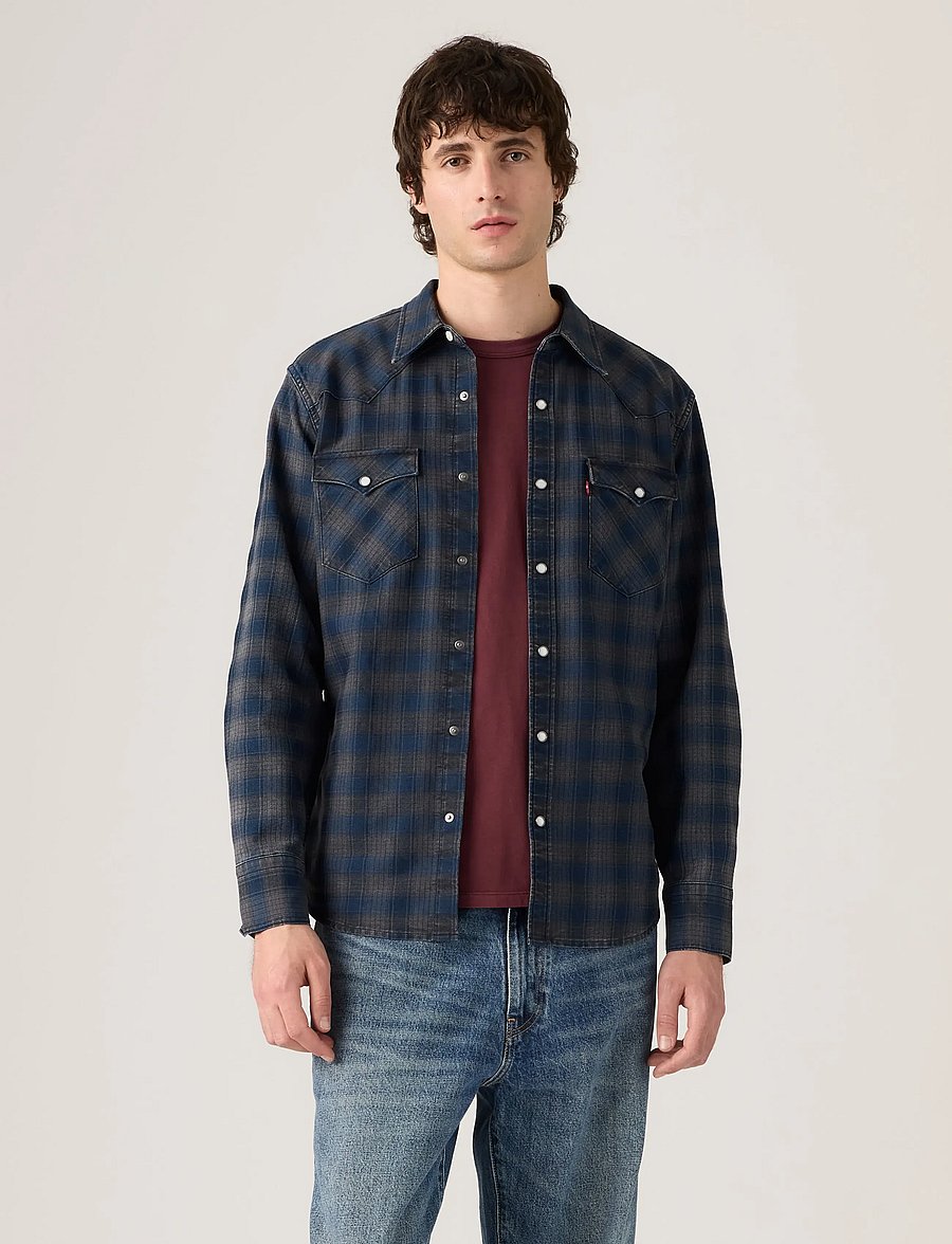 Levi's® - BARSTOW WESTERN STANDARD PIER - karierte hemden - blues - 4