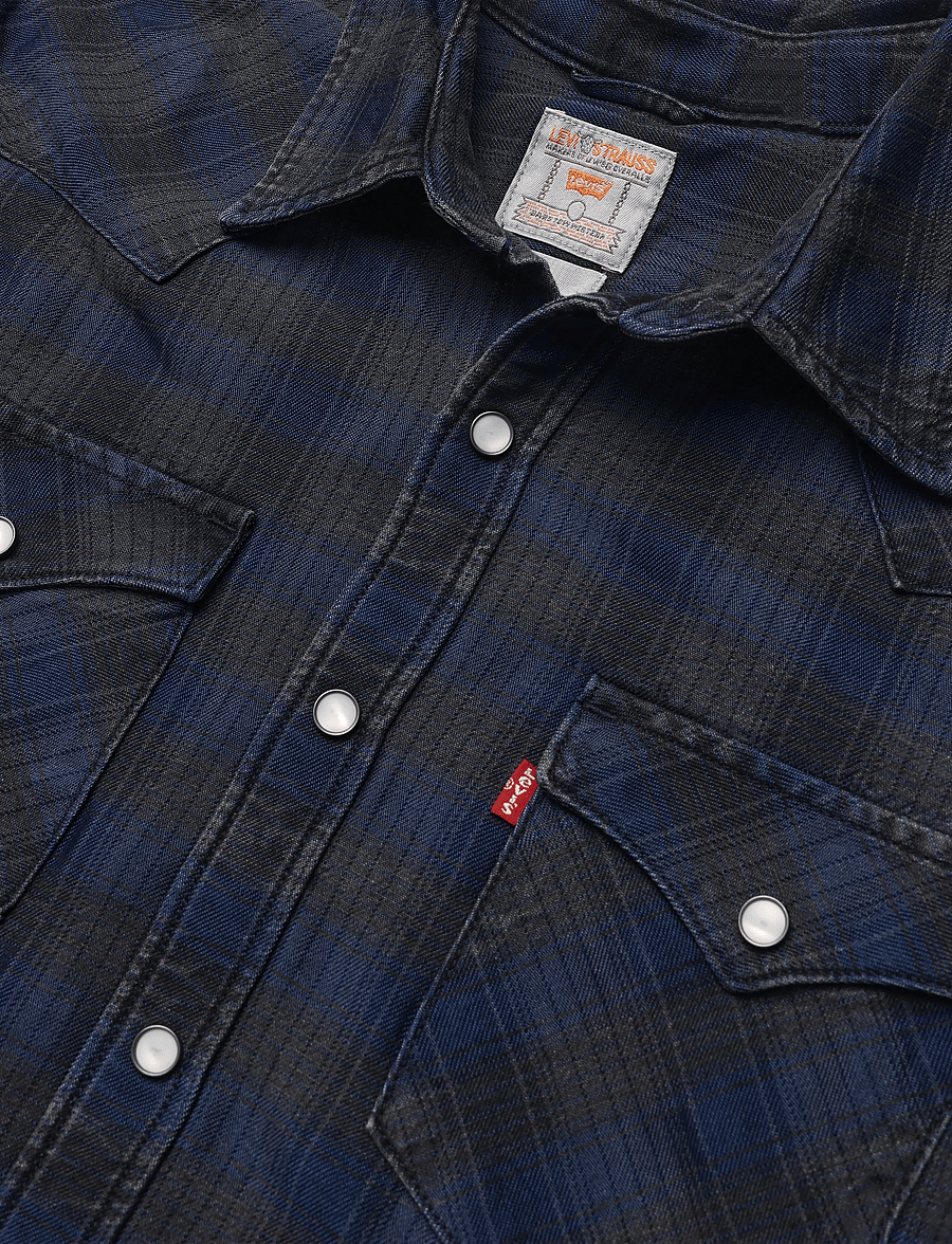 Levi's® - BARSTOW WESTERN STANDARD PIER - rutiga skjortor - blues - 2