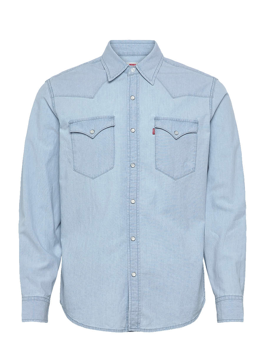 Levi's® - CLASSIC WESTERN STANDARD EVERG - denim shirts - light indigo - flat finis - 1