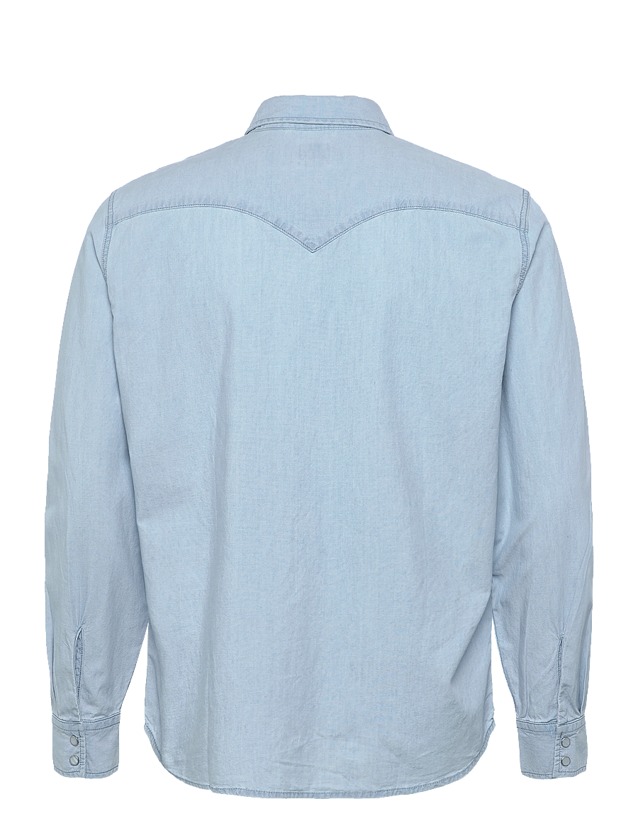 Levi's® - CLASSIC WESTERN STANDARD EVERG - denim shirts - light indigo - flat finis - 2