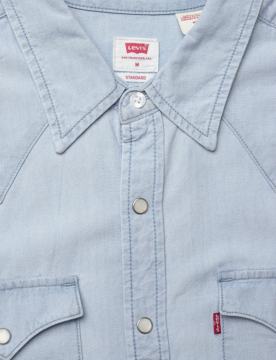 Levi's® - CLASSIC WESTERN STANDARD EVERG - denim shirts - light indigo - flat finis - 5