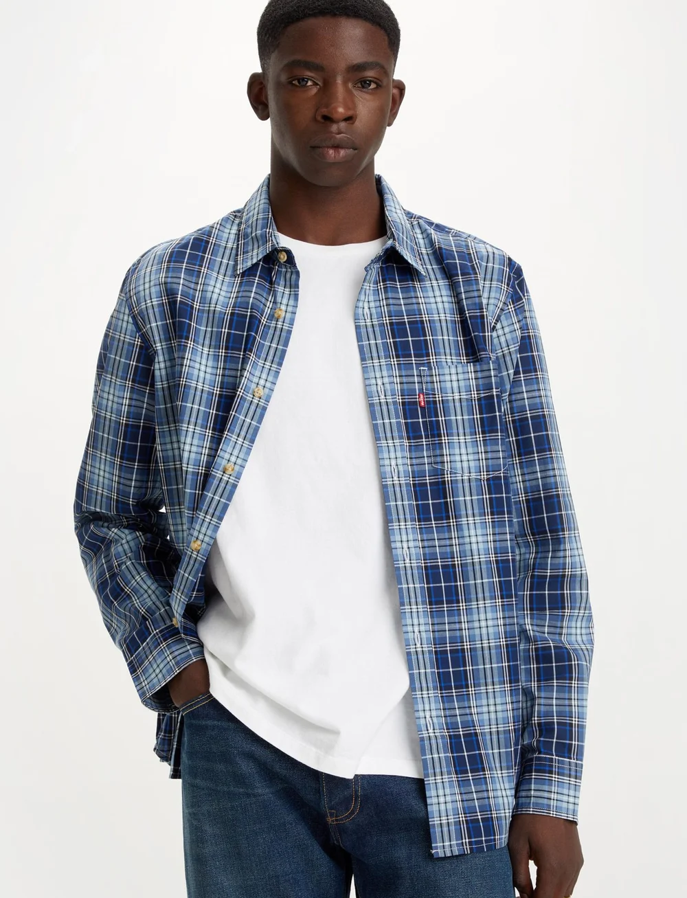 LEVI S Men Sunset 1 Pocket Standard Emmet Casual shirts