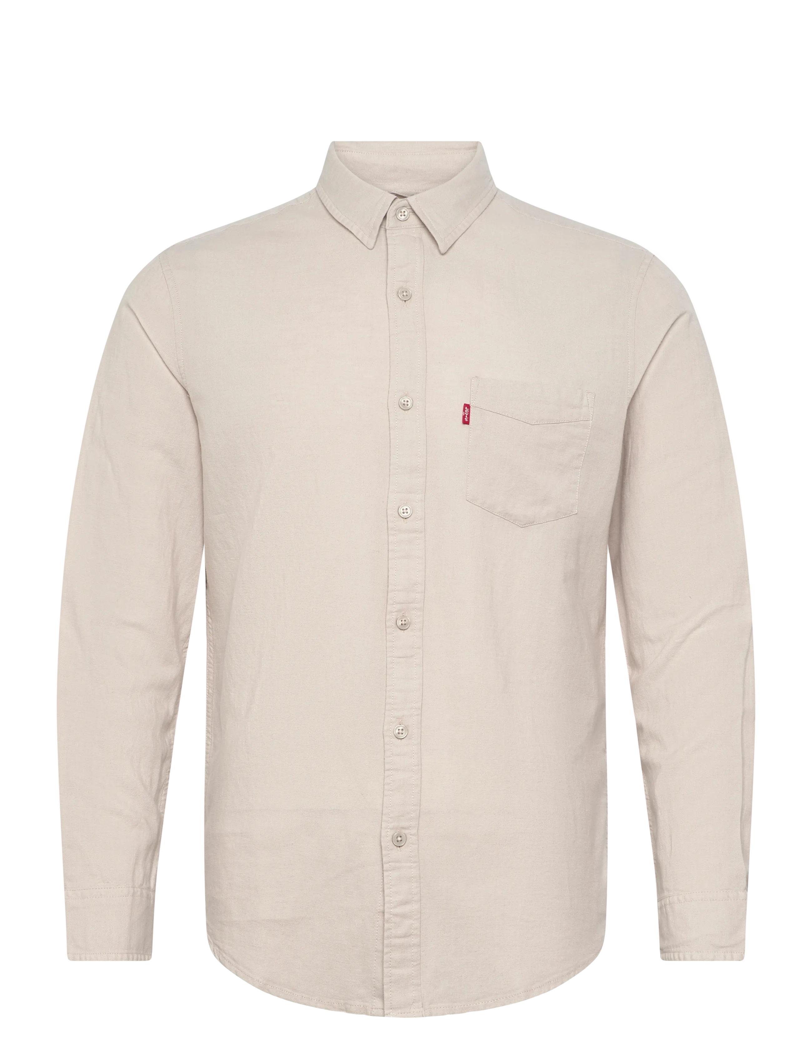 Levi's® SUNSET 1 POCKET STANDARD PUMIC - Kauluspaidat - NEUTRALS / cream