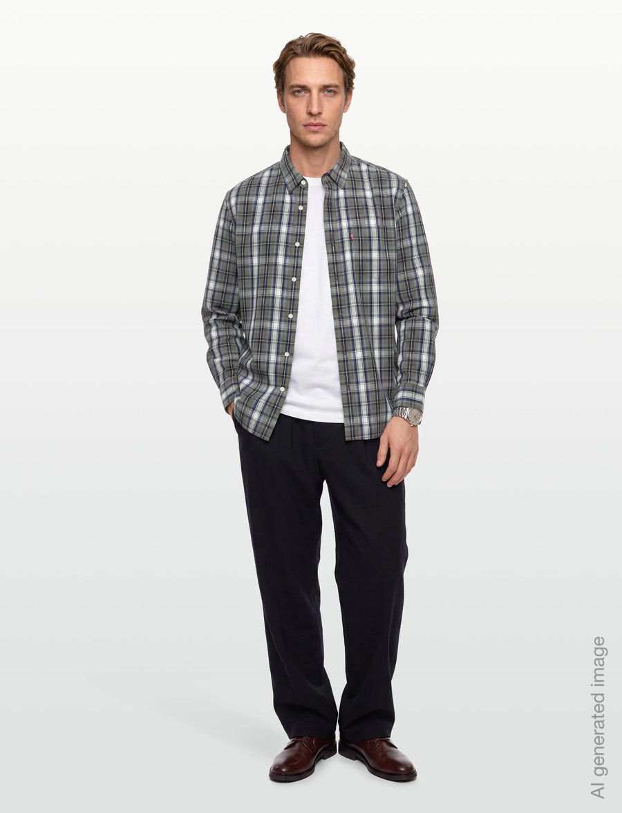 Levi's® - SUNSET 1 POCKET STANDARD JENIL - flanellskjortor - multi-color - 0